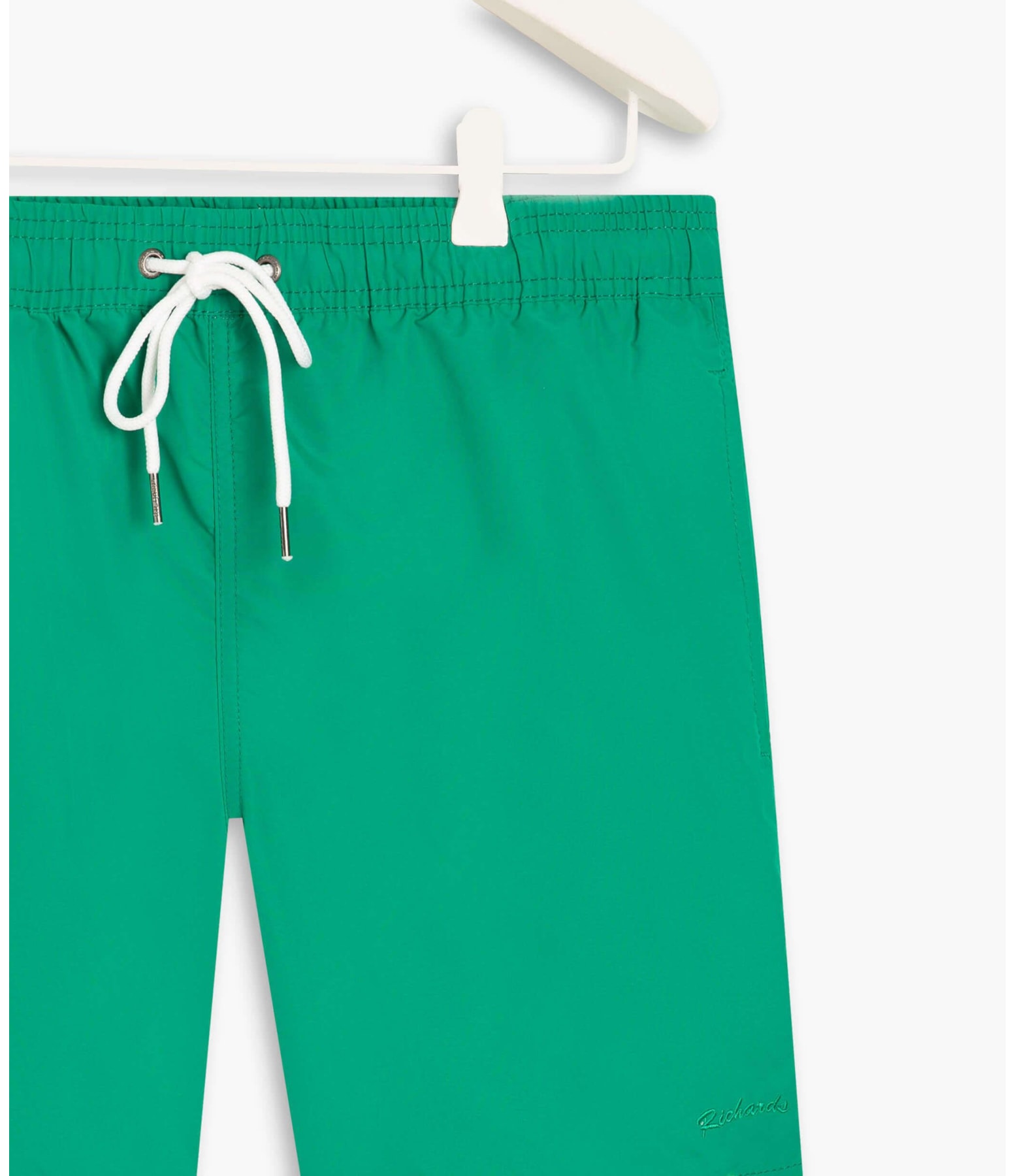 Beach Short Basic Regular Solid Verde Bandeira