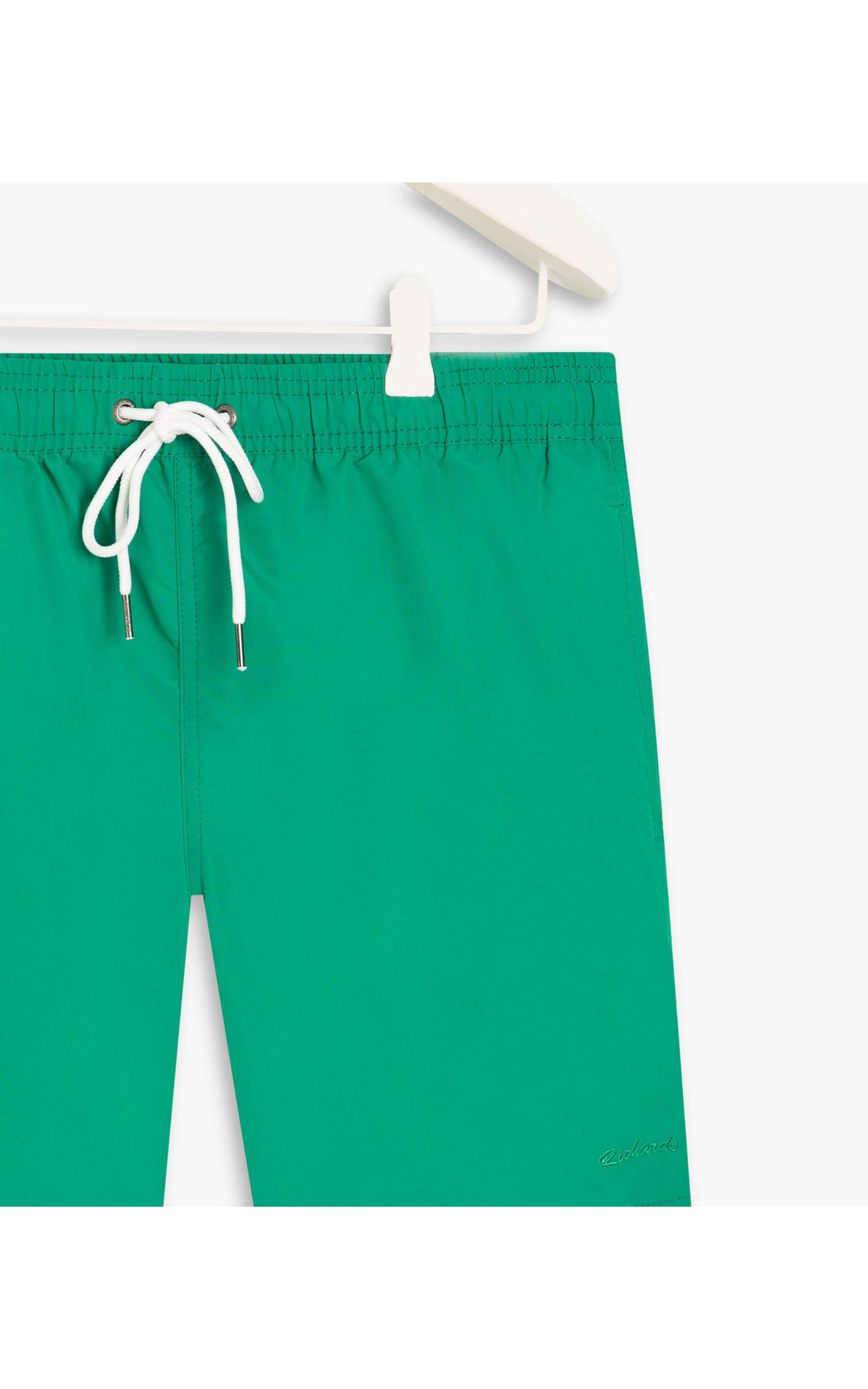 Beach Short Basic Regular Solid Verde Bandeira