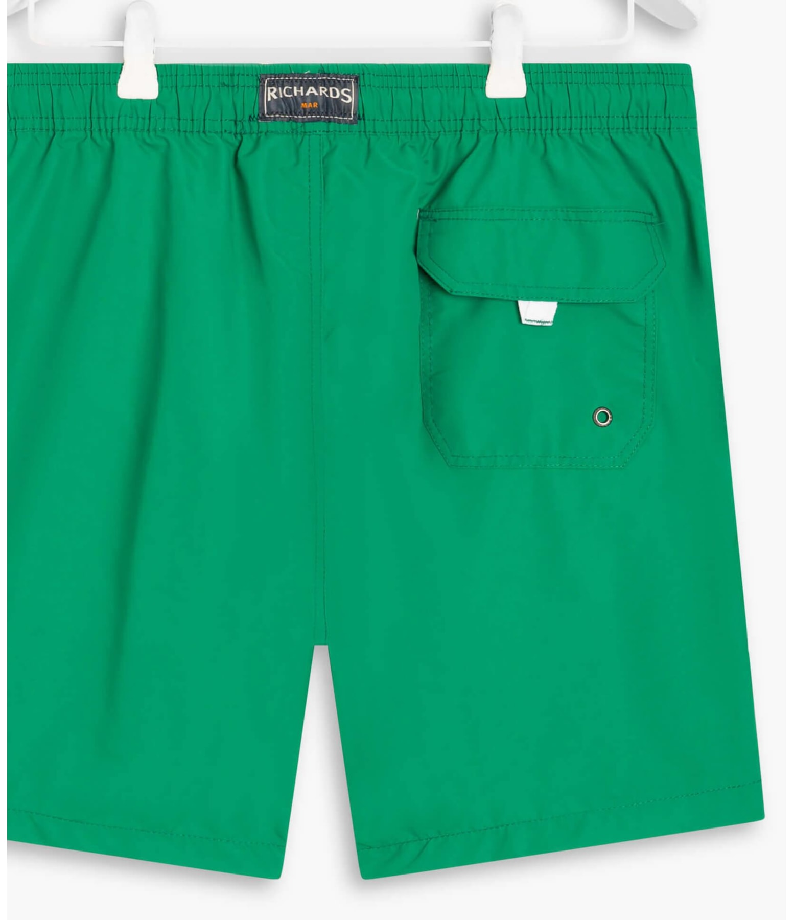 Beach Short Basic Regular Solid Verde Bandeira