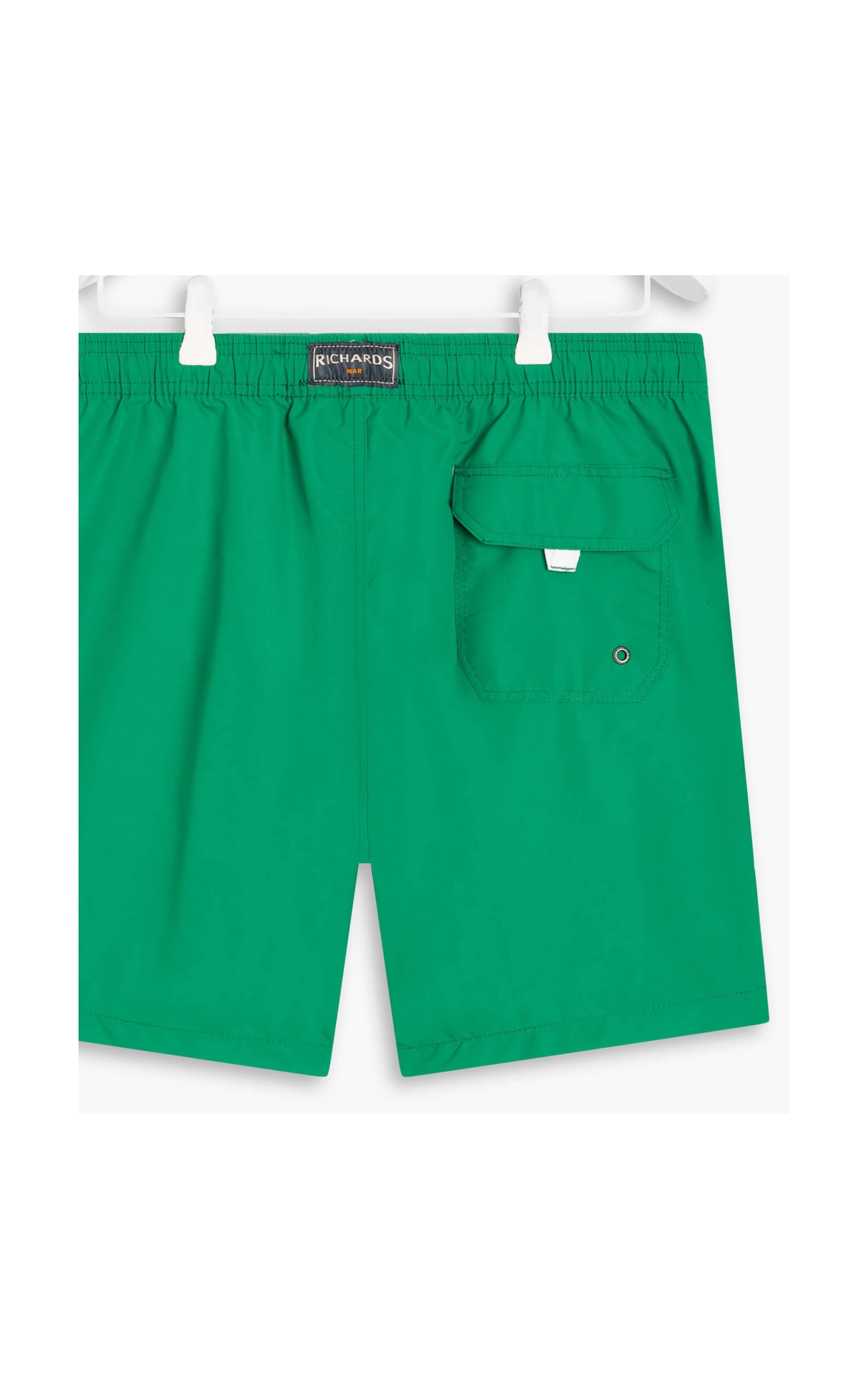 Beach Short Basic Regular Solid Verde Bandeira