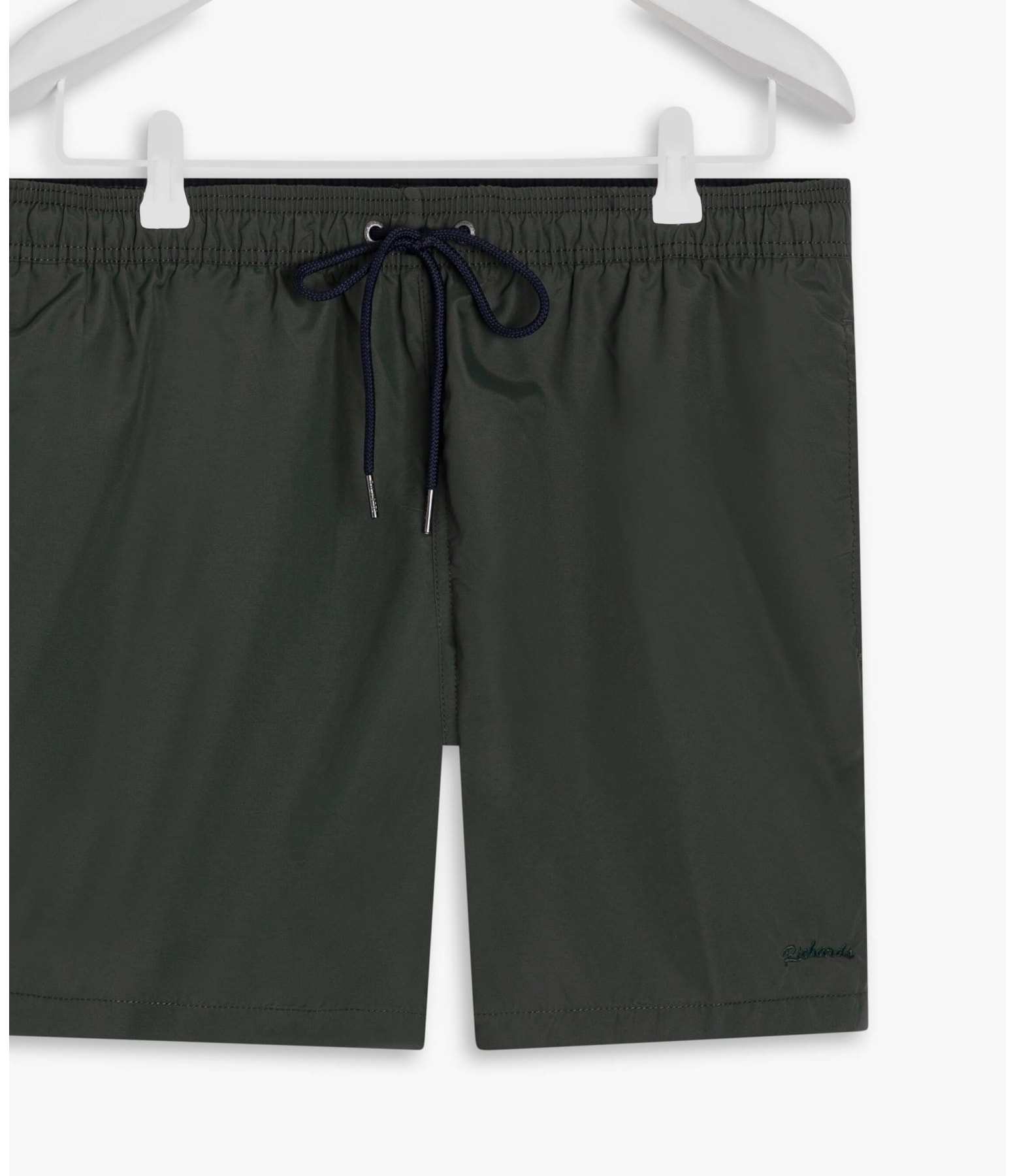 Beach Short Basic Regular Solid Verde Militar
