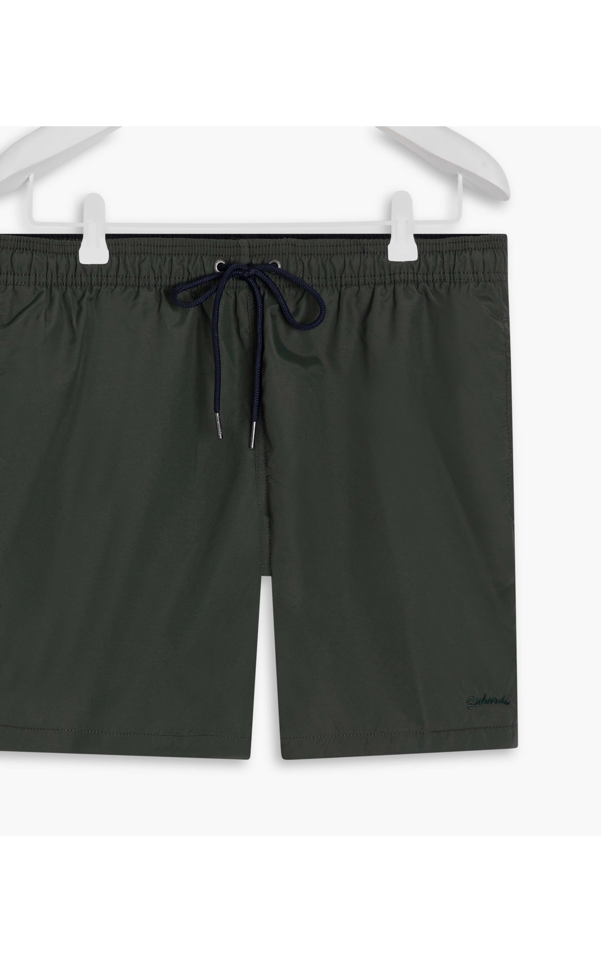 Beach Short Basic Regular Solid Verde Militar