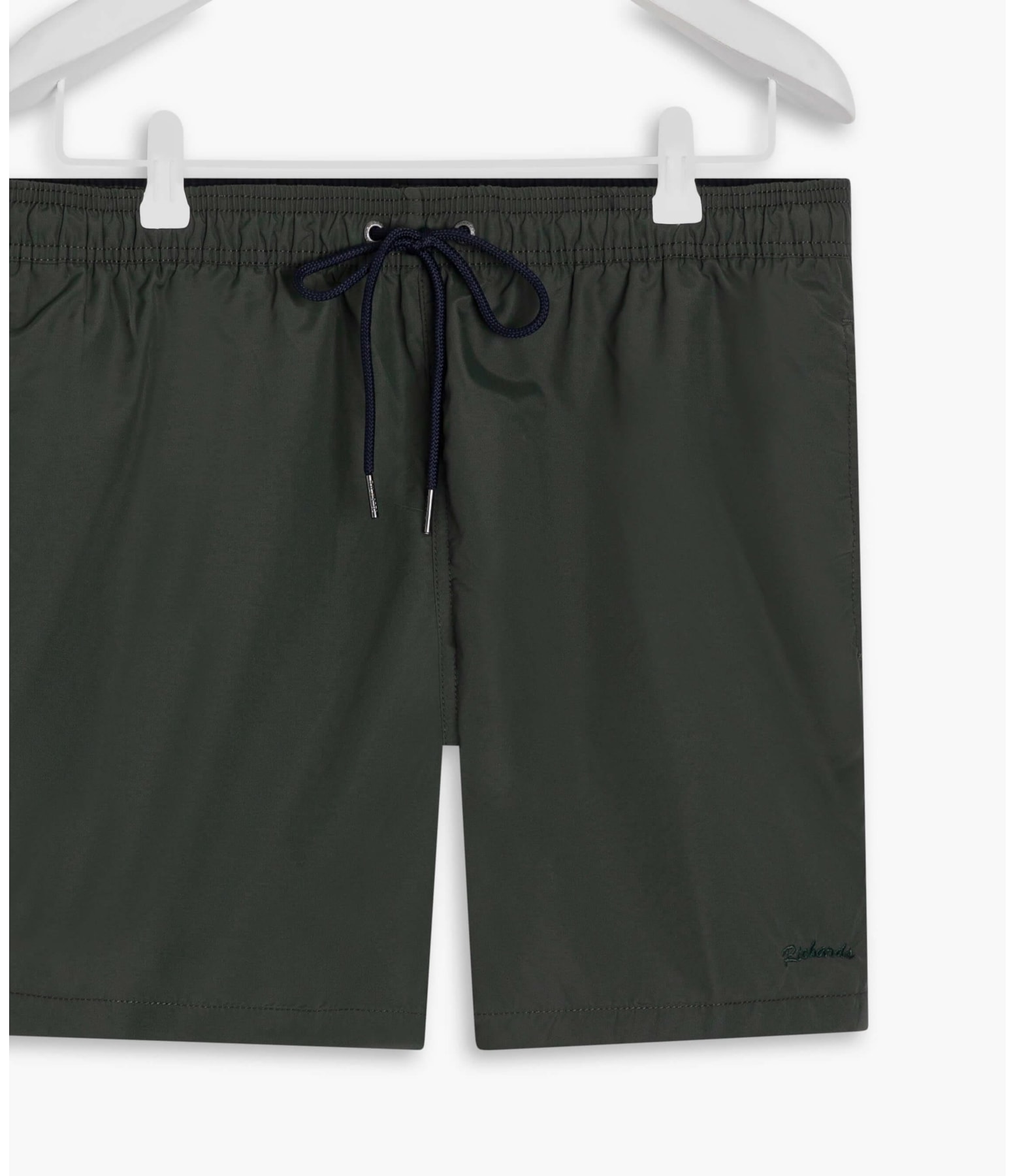 Beach Short Basic Regular Solid Verde Militar