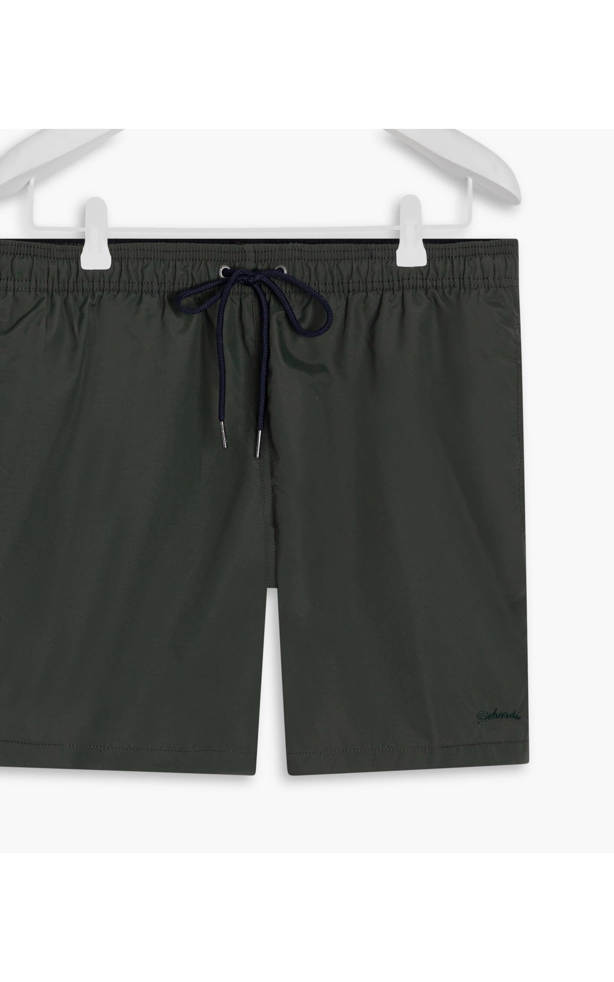 Beach Short Basic Regular Solid Verde Militar