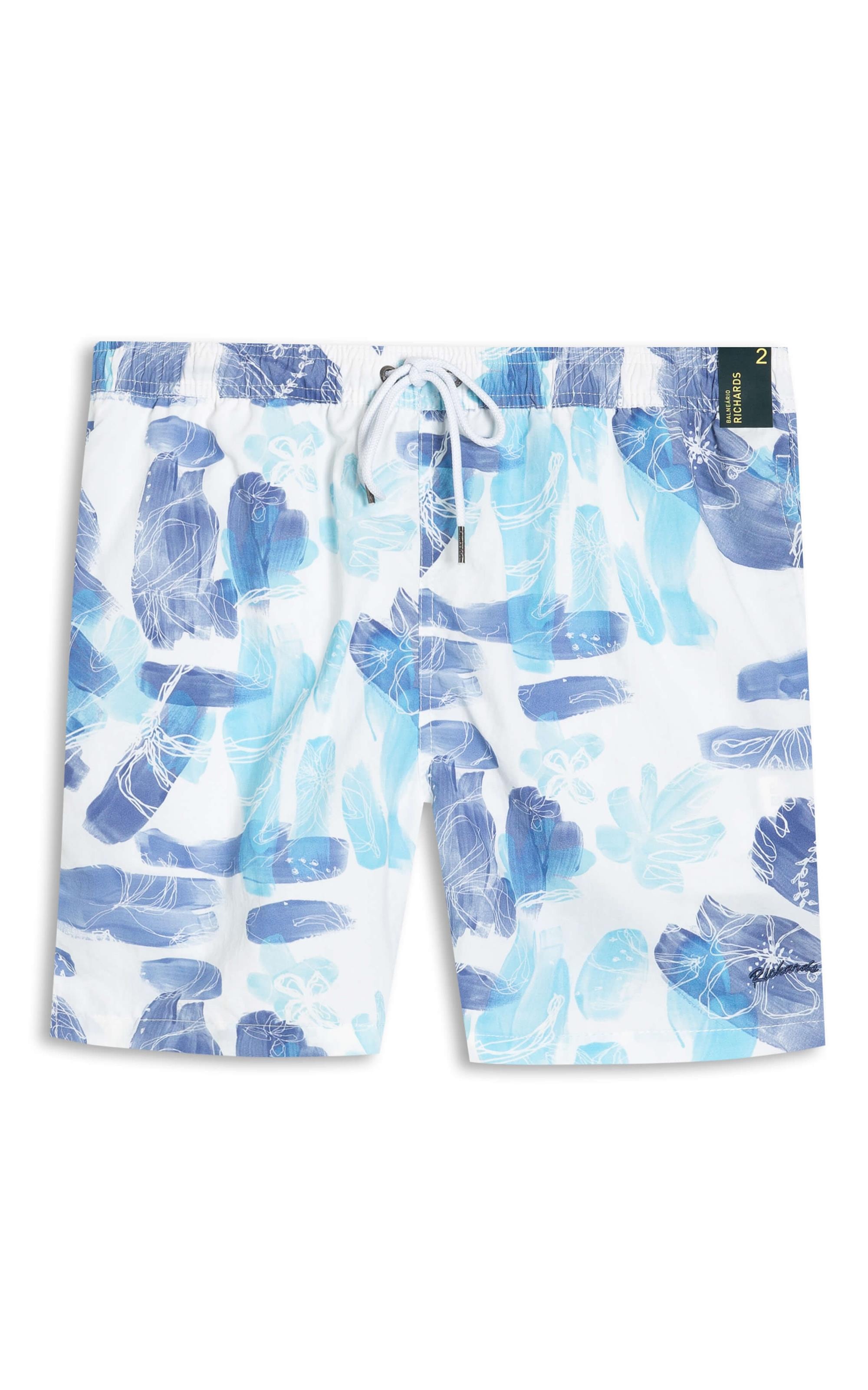  Beach Short Brushed Regular Azul Claro
