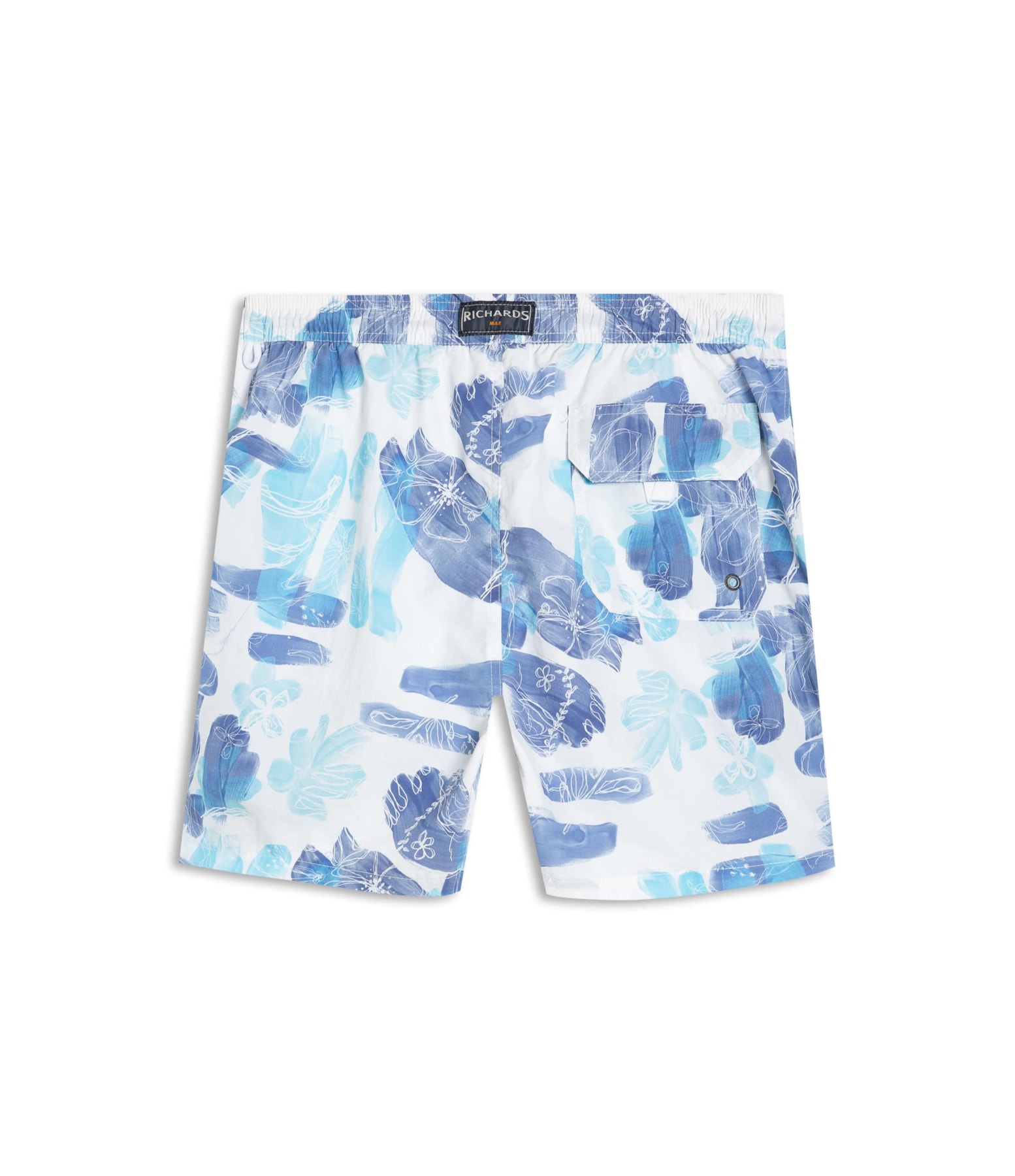  Beach Short Brushed Regular Azul Claro