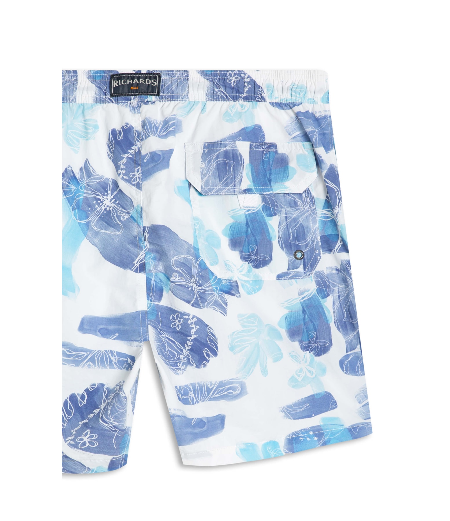  Beach Short Brushed Regular Azul Claro