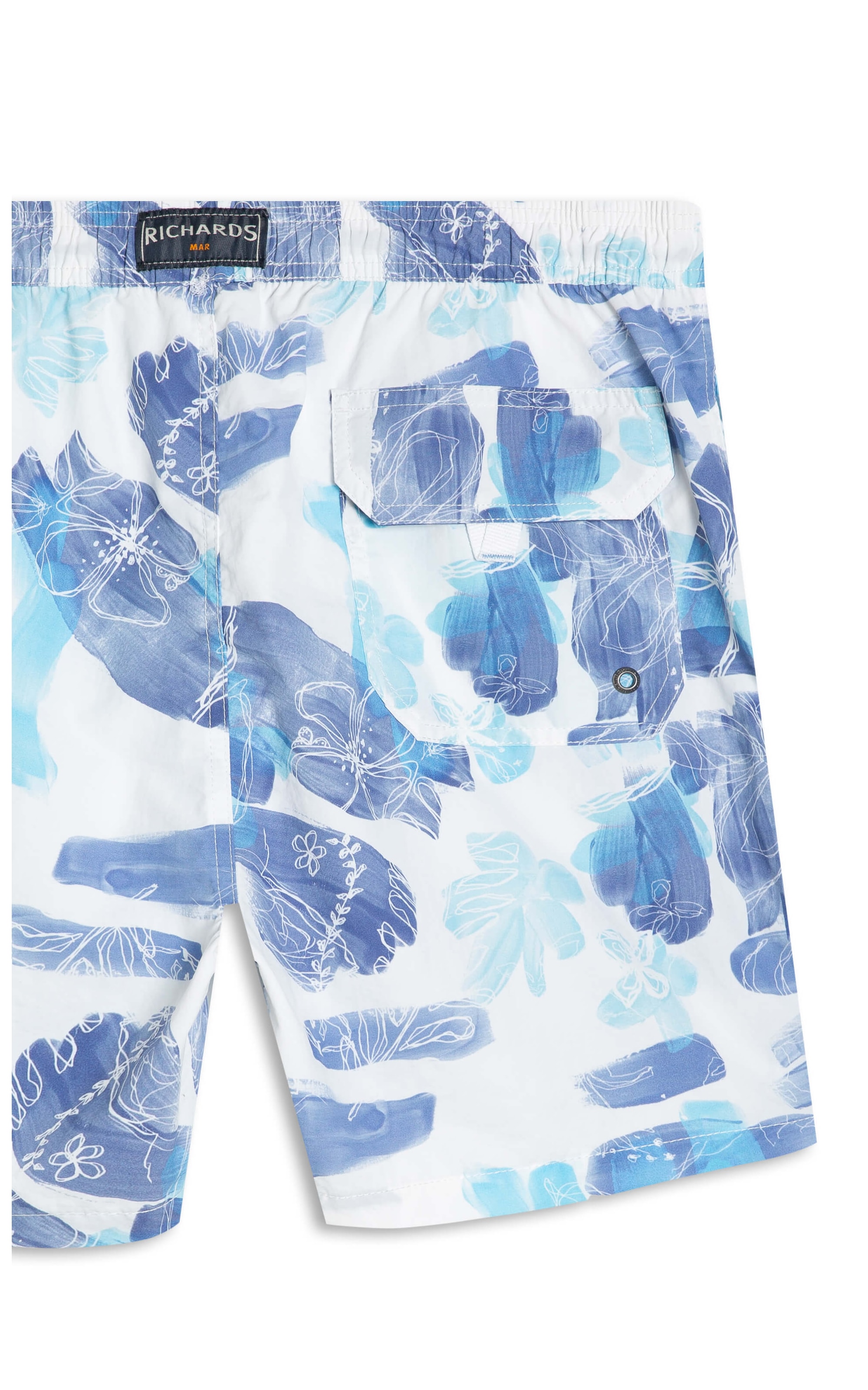 Beach Short Brushed Regular Azul Claro