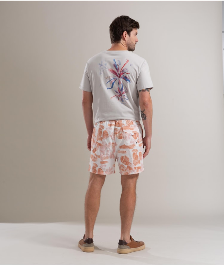  Beach Short Brushed Regular Laranja