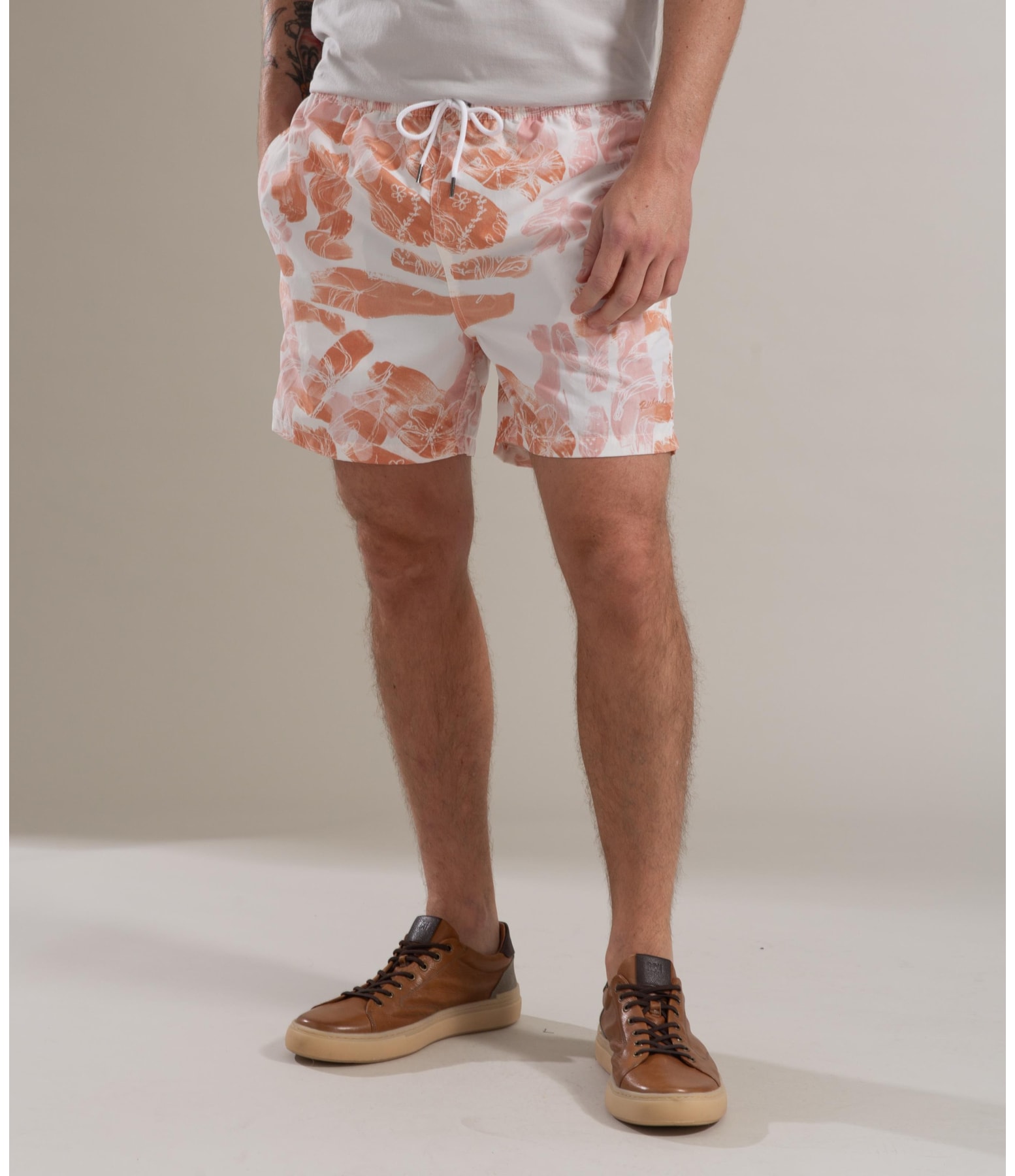  Beach Short Brushed Regular Laranja