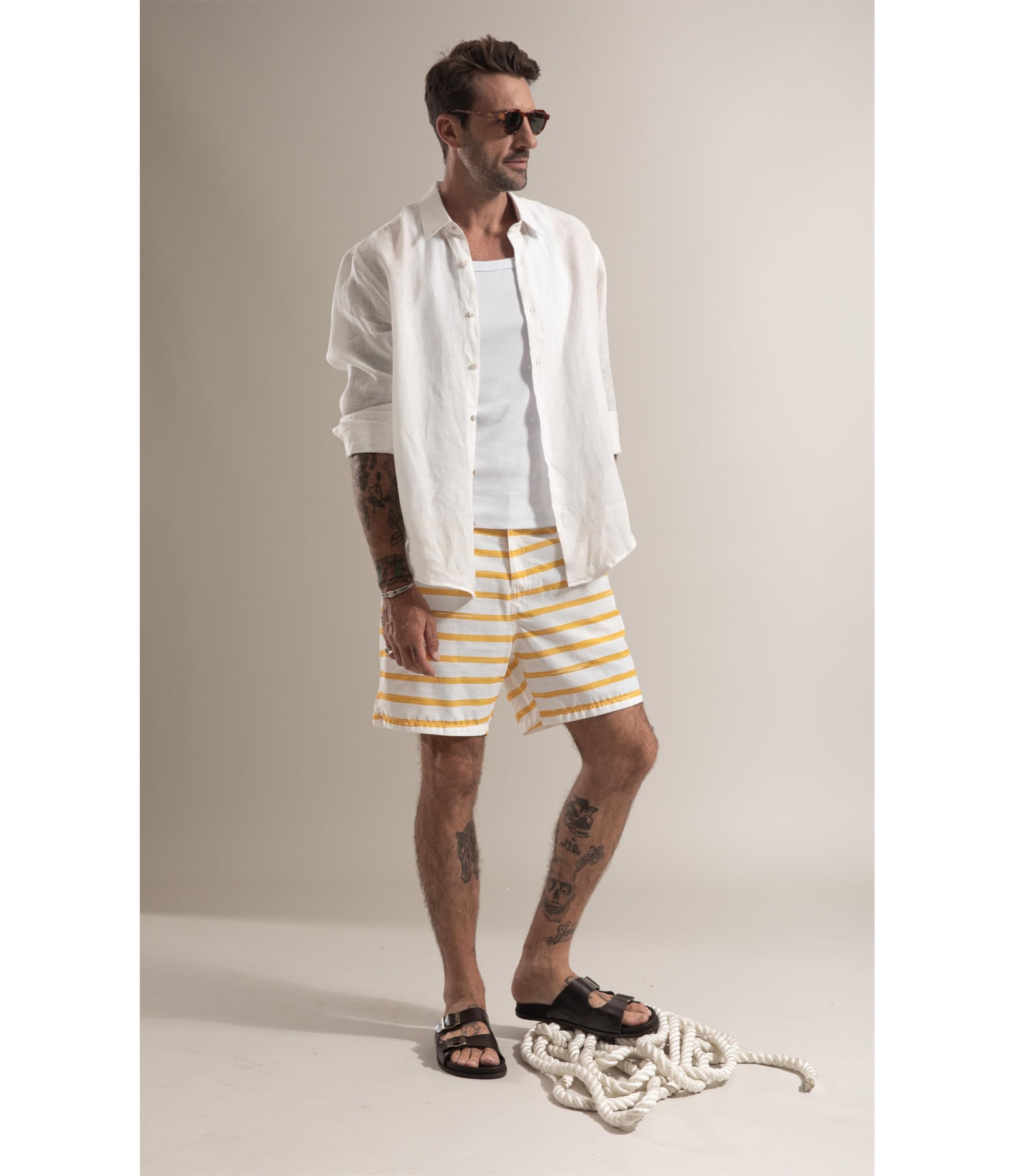 Beach Short Buckle d Long Amarelo