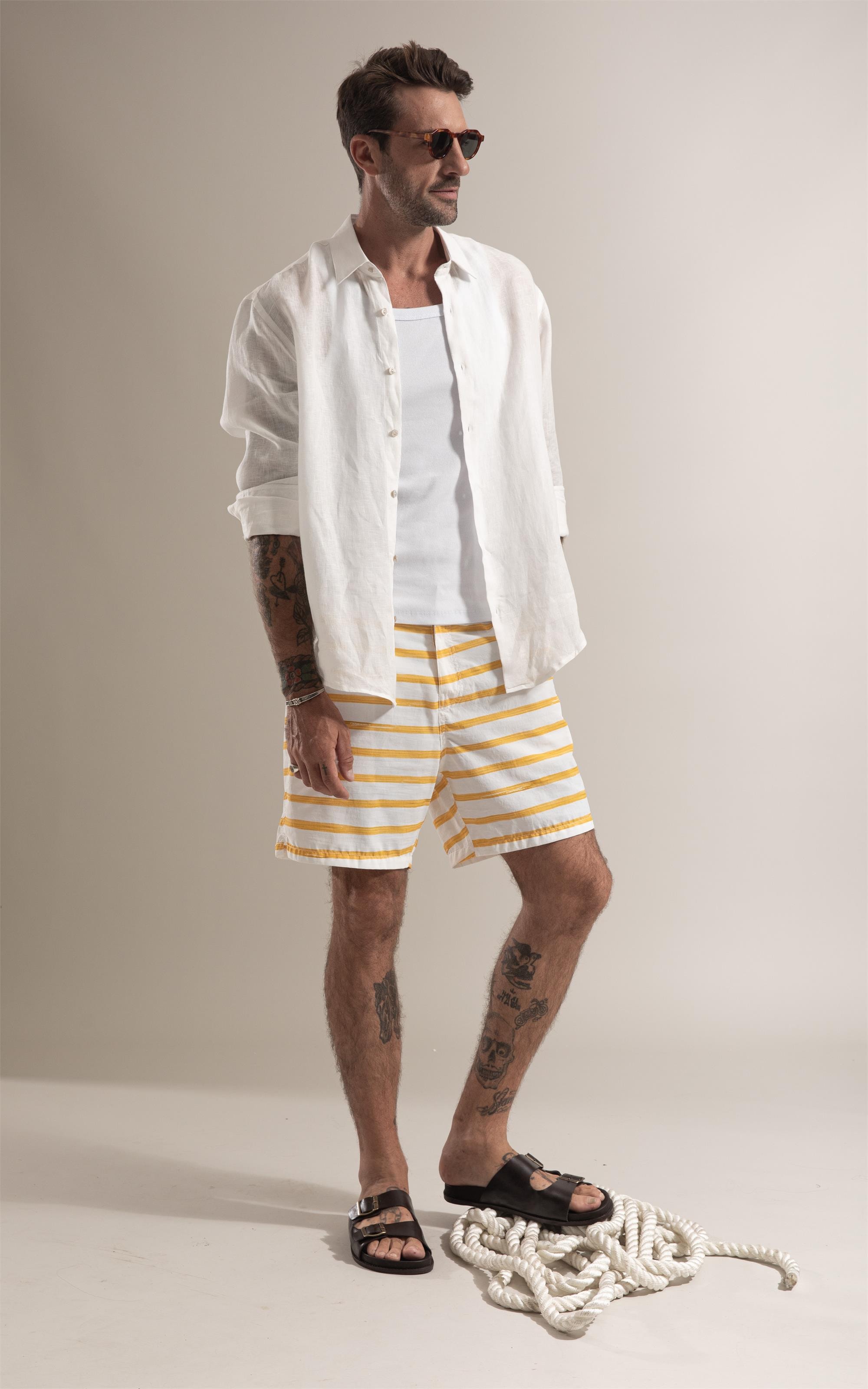 Beach Short Buckle d Long Amarelo