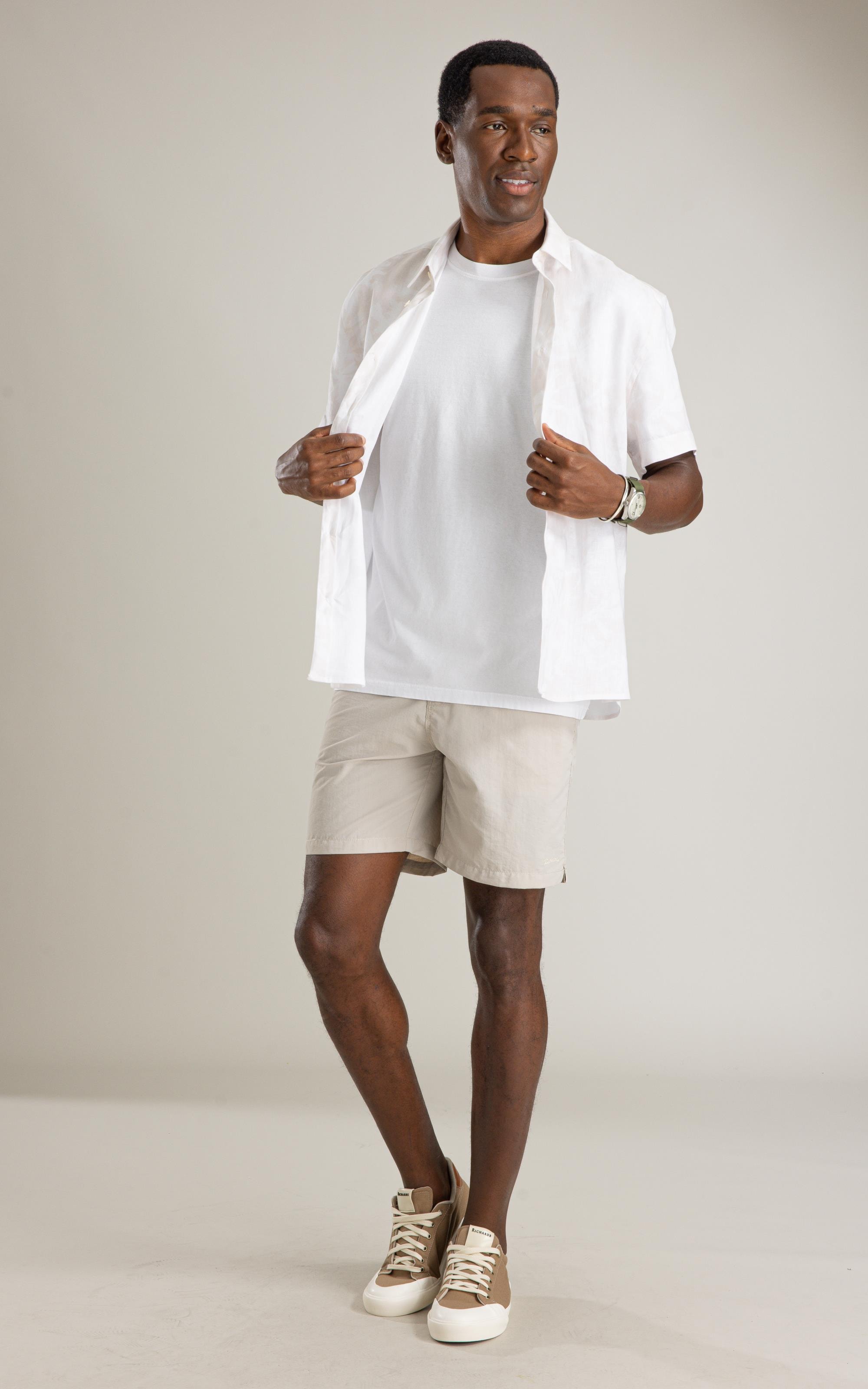 Beach Short Bucleboard Surf Long Cinza Claro