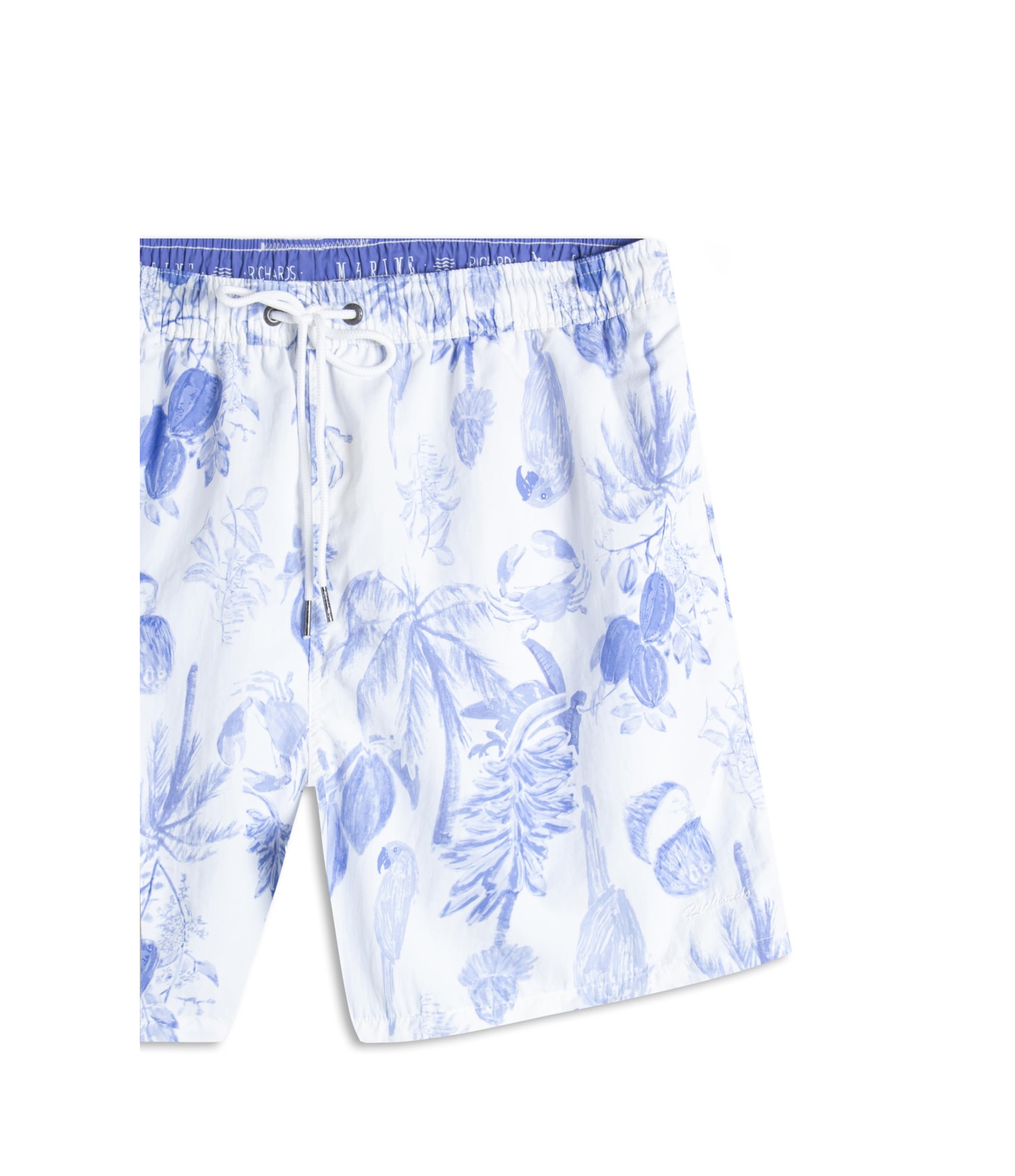 Beach Short Cacau Mono Regular Azul Bic