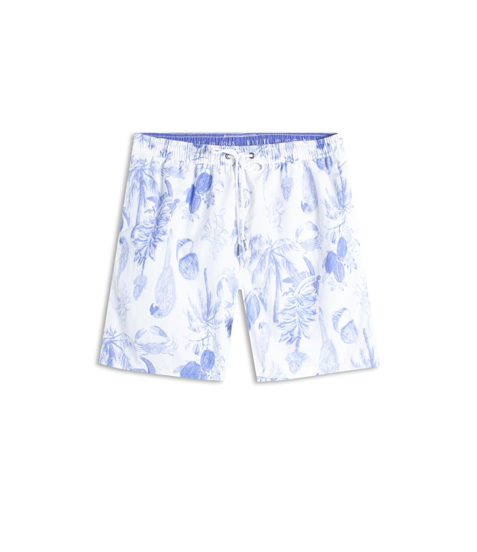 Beach Short Cacau Mono Regular Azul Bic