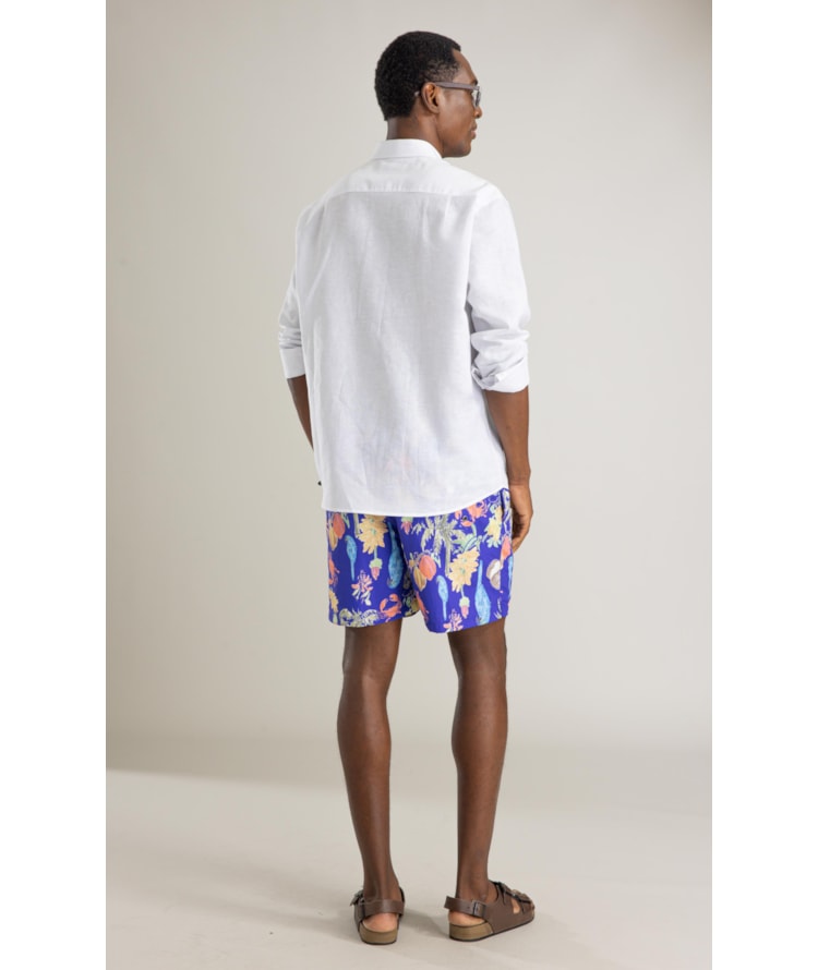 Beach Short Cacau Regular Roxo