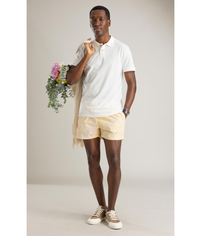 Beach Short Caete Biarritz Amarelo