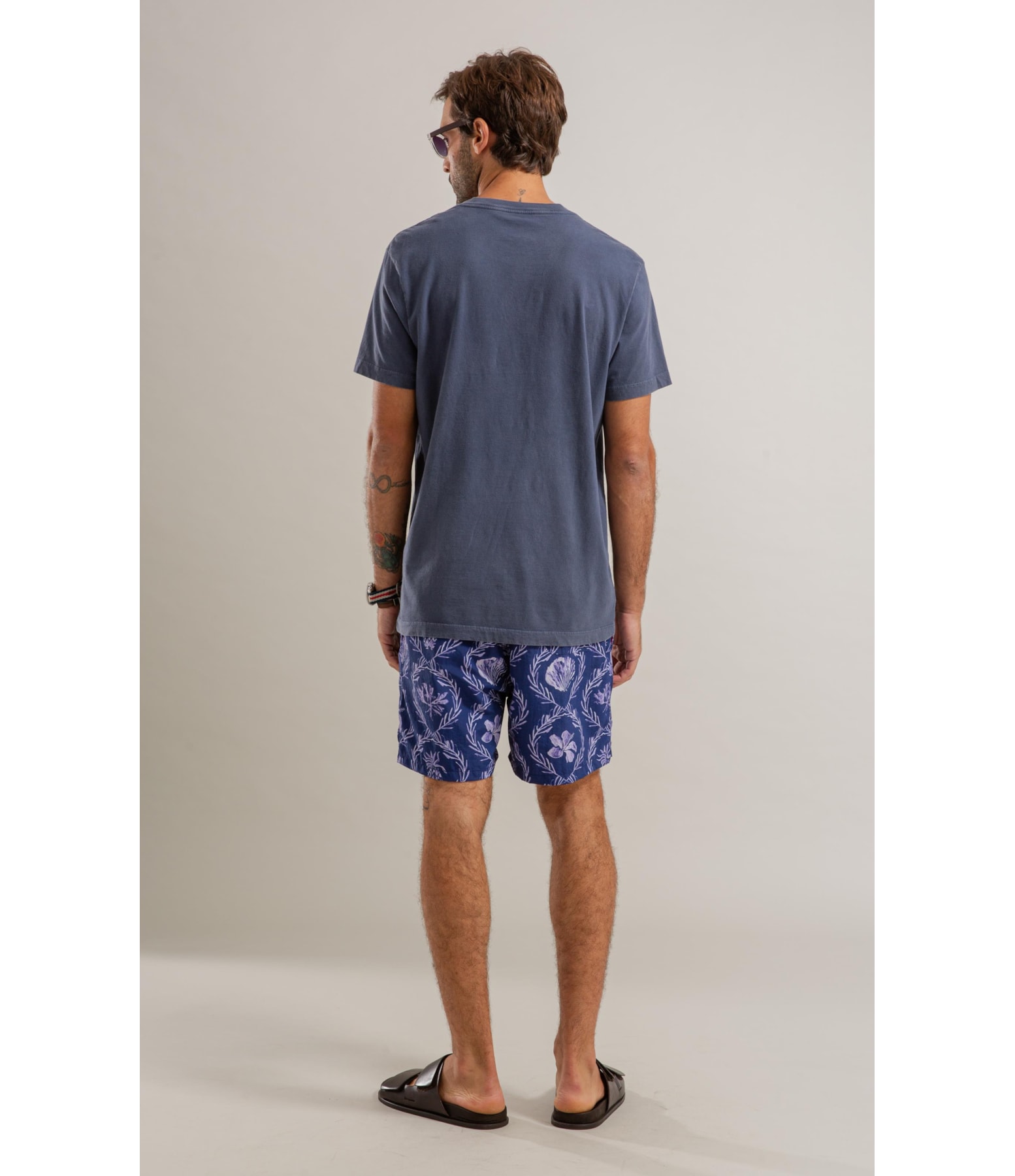 Beach Short Camafeu Regular Dark Navy