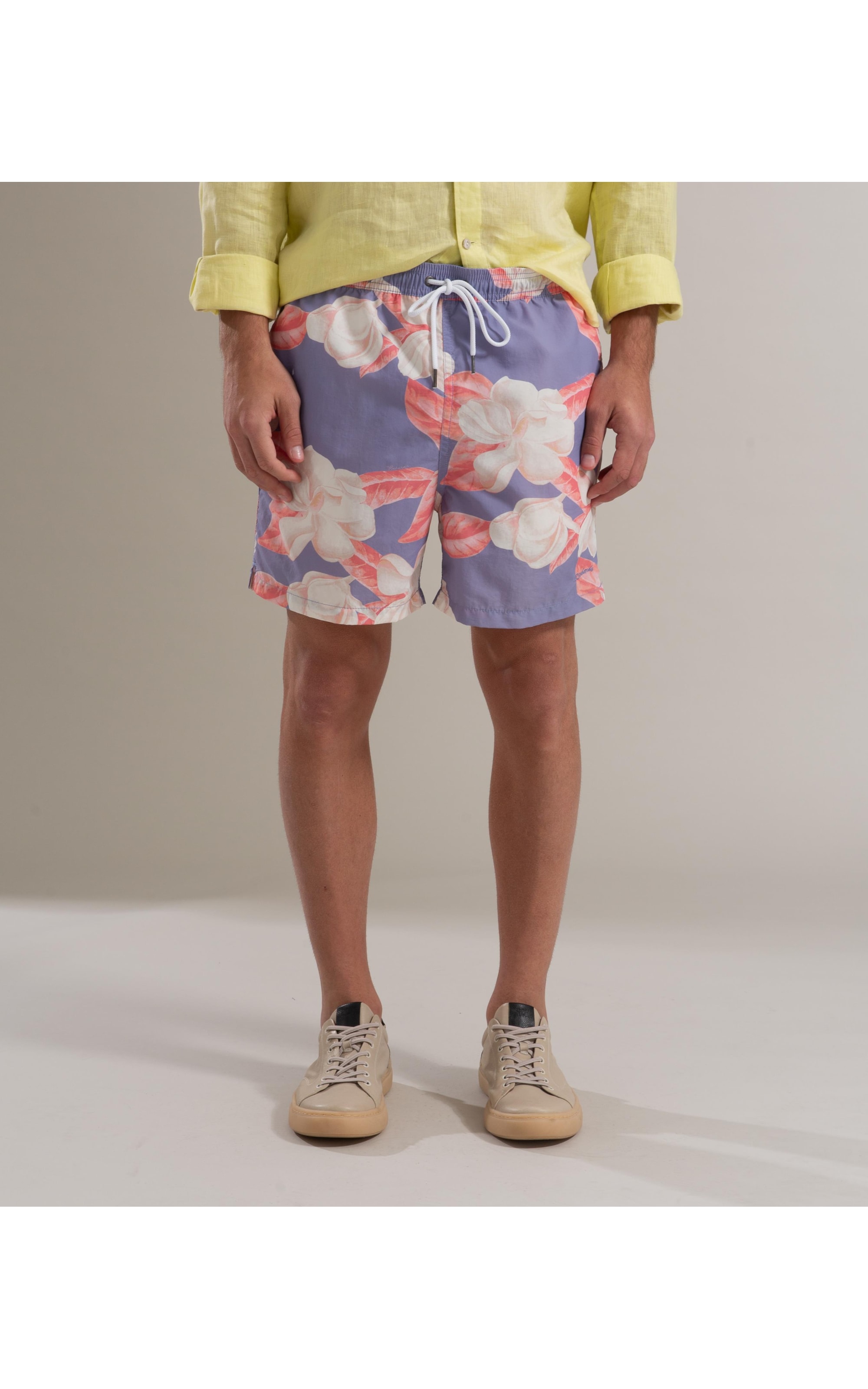 Beach  Short Camelia Regular Azul Chofer