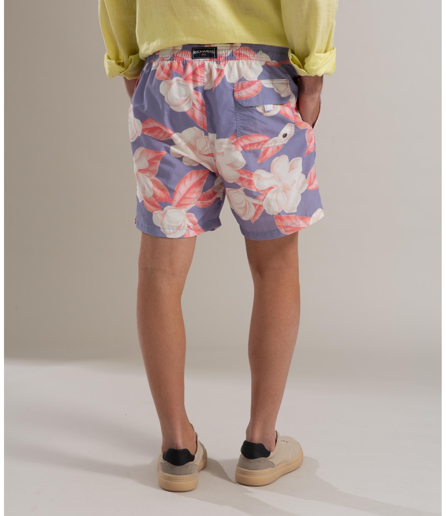 Beach  Short Camelia Regular Azul Chofer