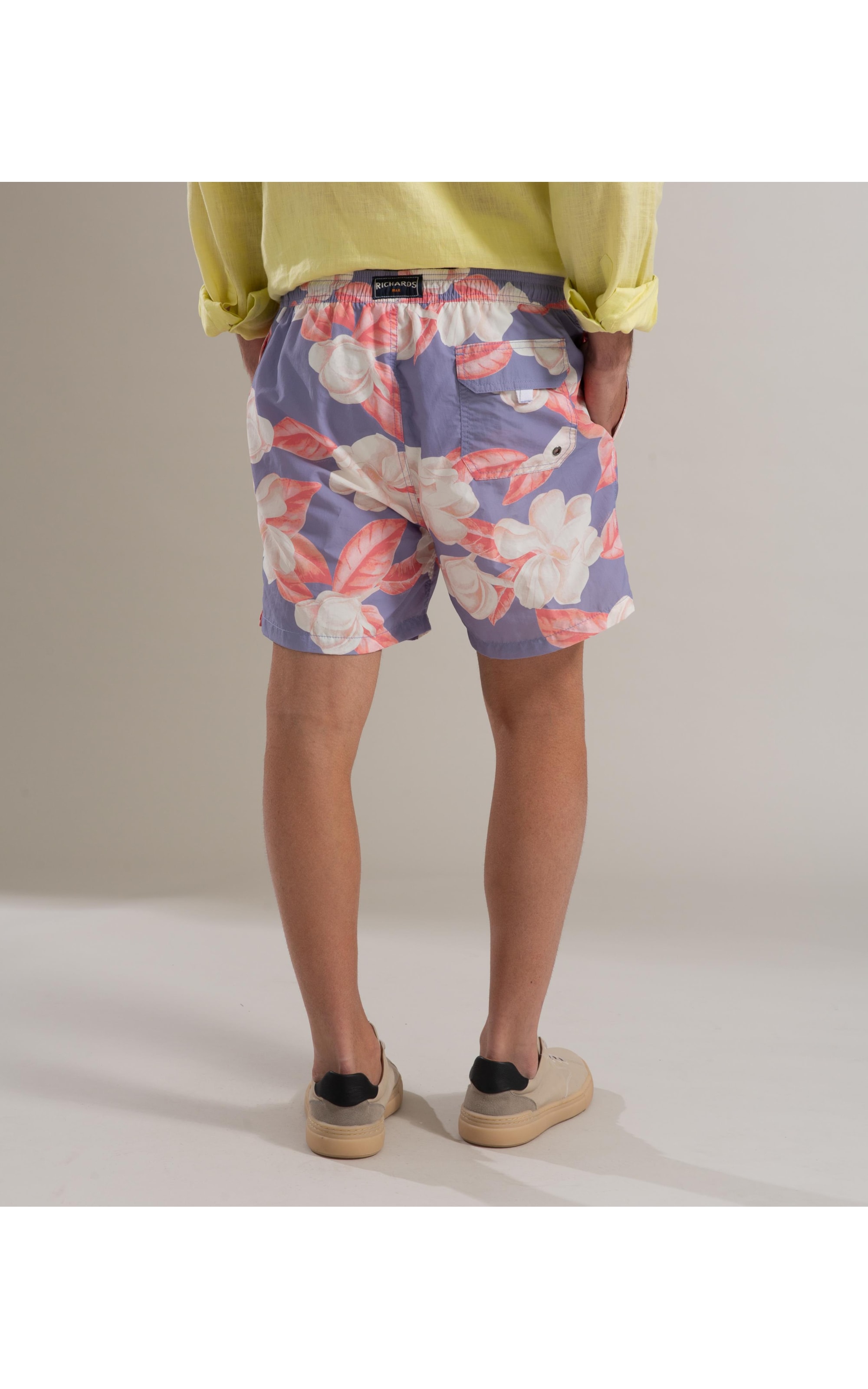 Beach  Short Camelia Regular Azul Chofer