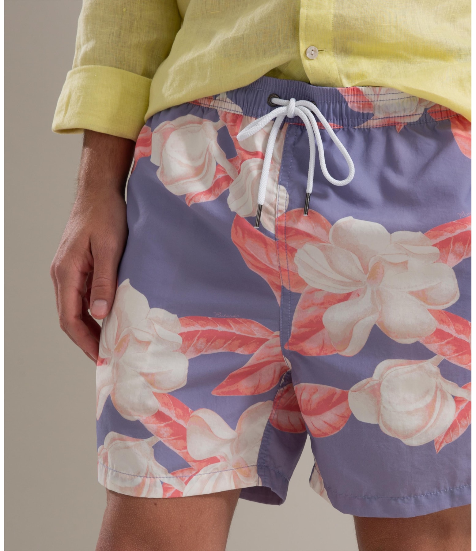 Beach  Short Camelia Regular Azul Chofer
