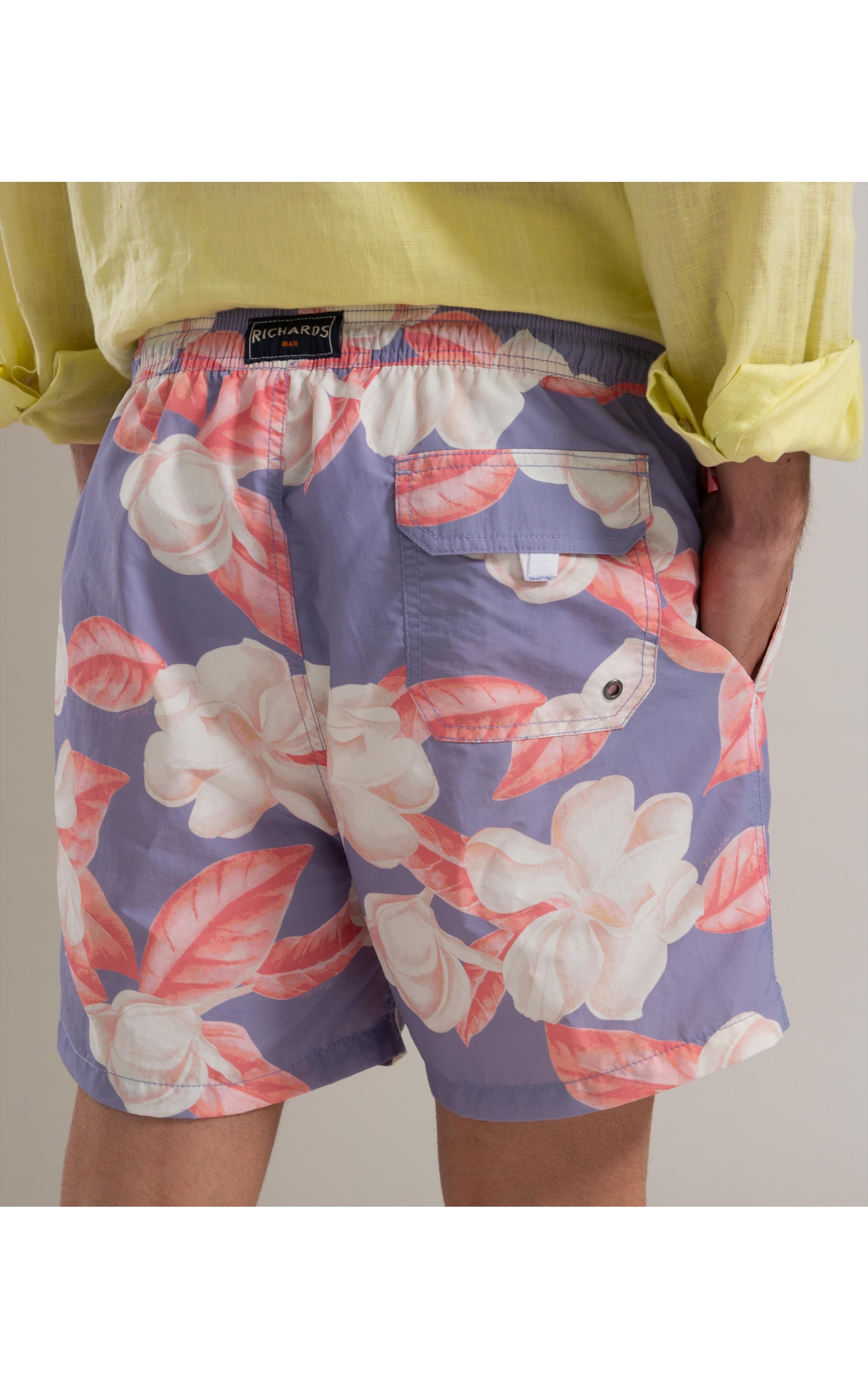 Beach  Short Camelia Regular Azul Chofer