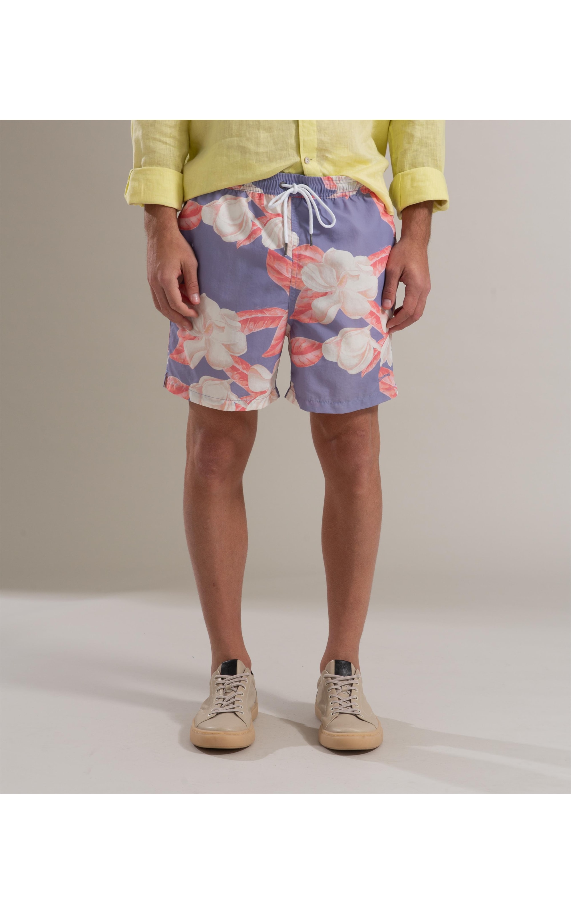 Beach  Short Camelia Regular Azul Chofer