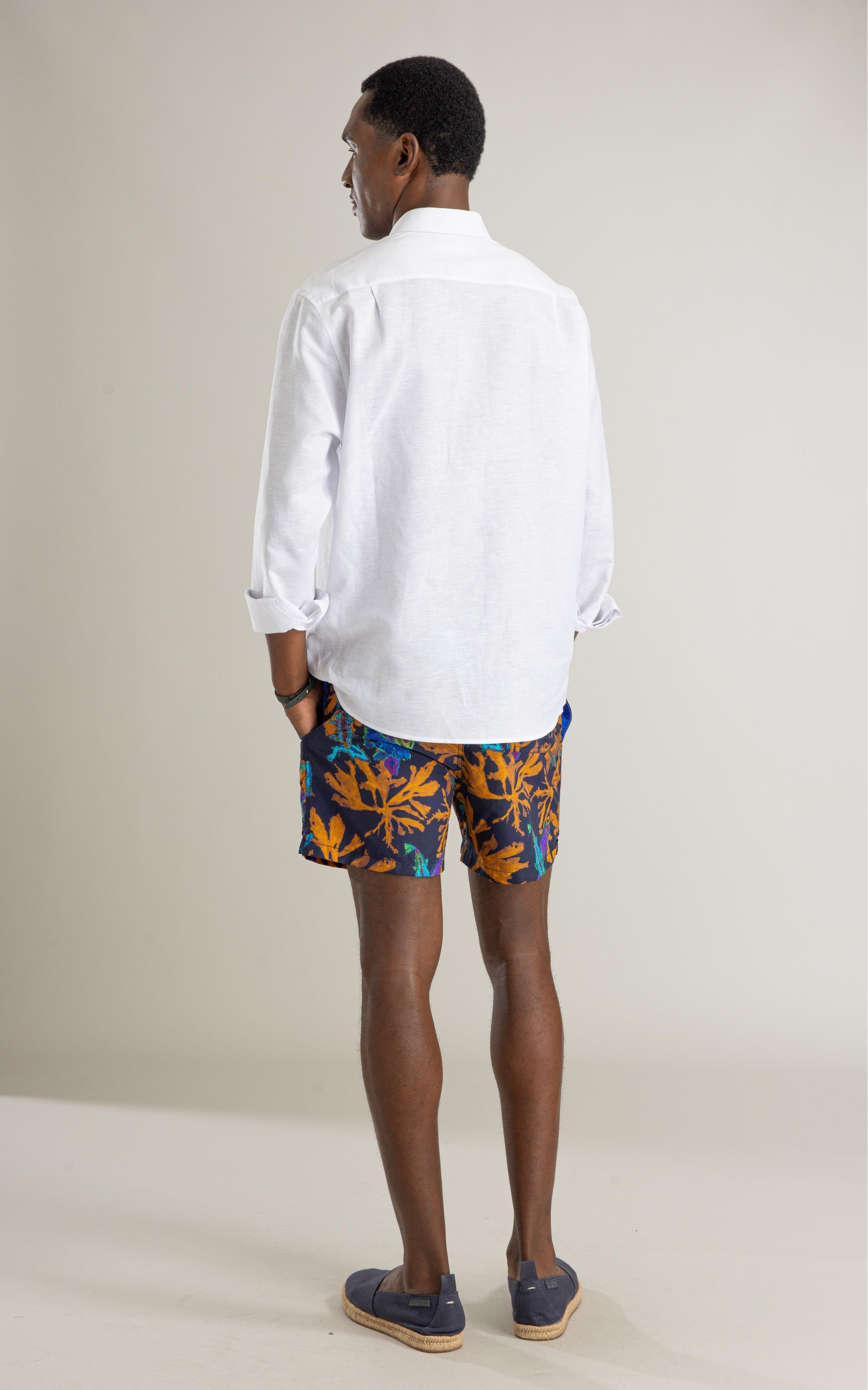 Beach Short Cardume Laser Regul Midnight Blue