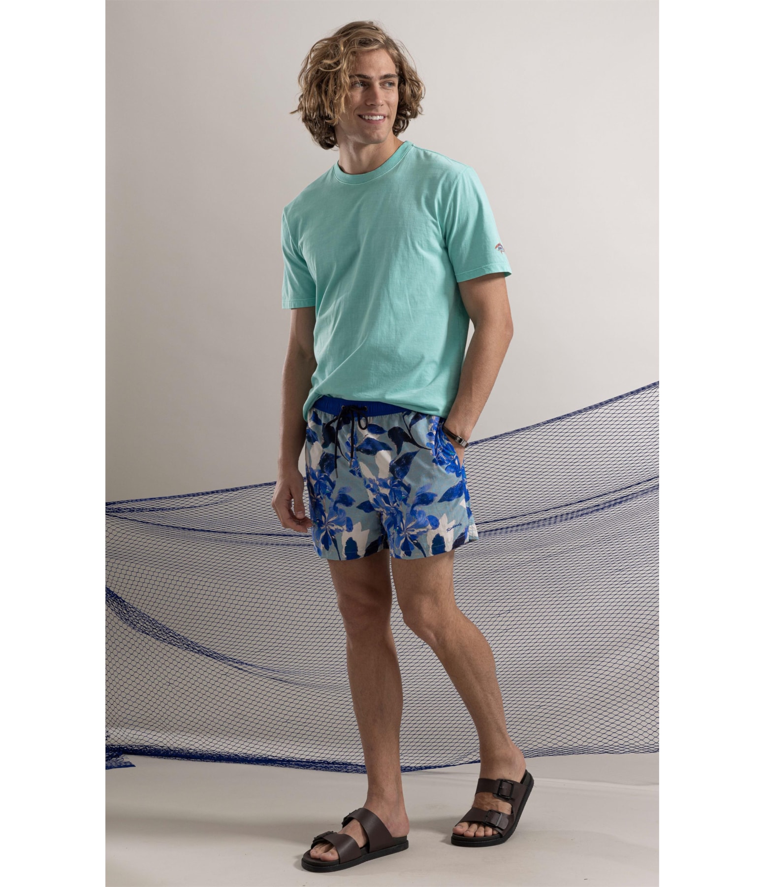 Beach Short Claude Biarritz Azul Chofer