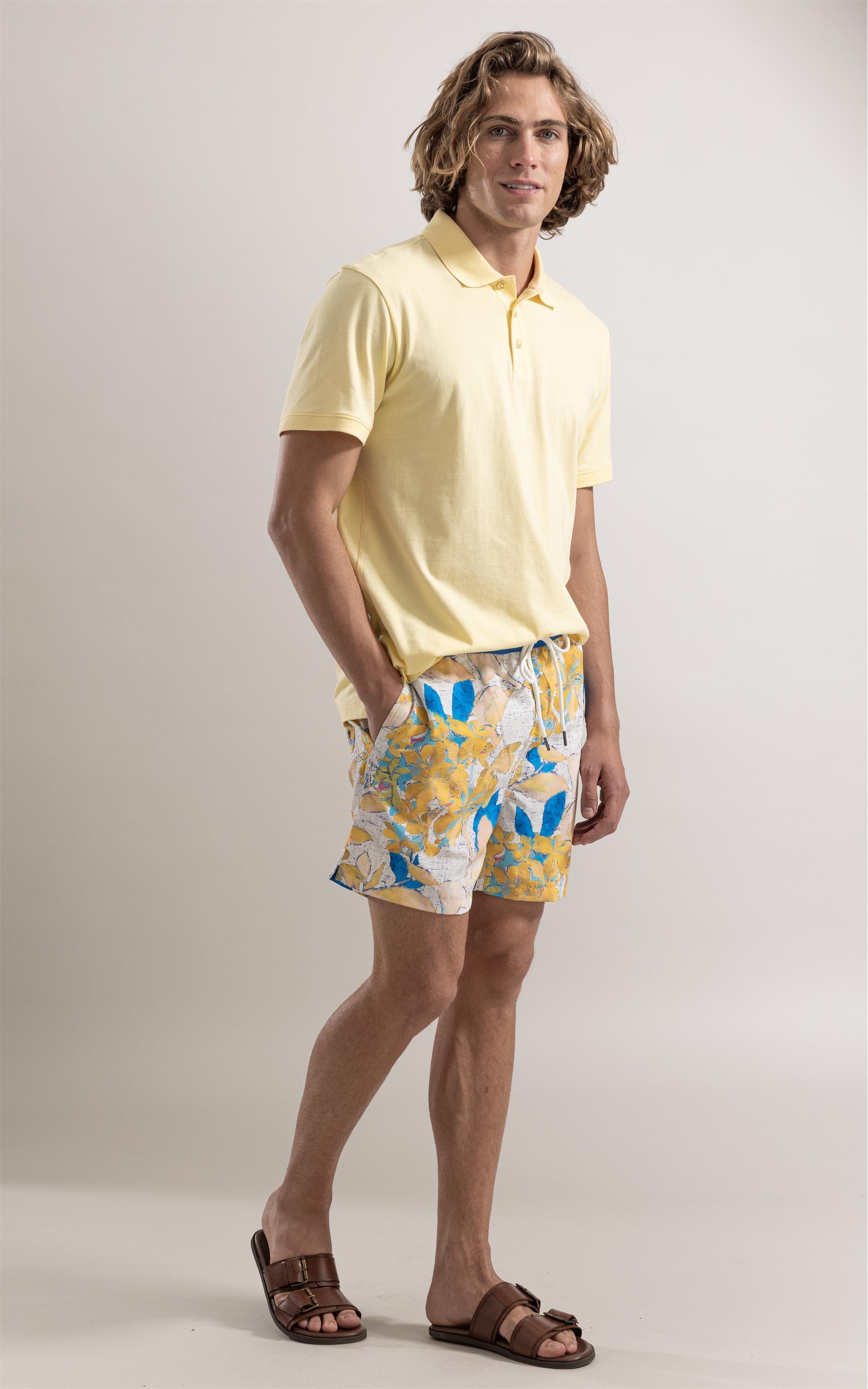 Beach Short Claude Regular Amarelo