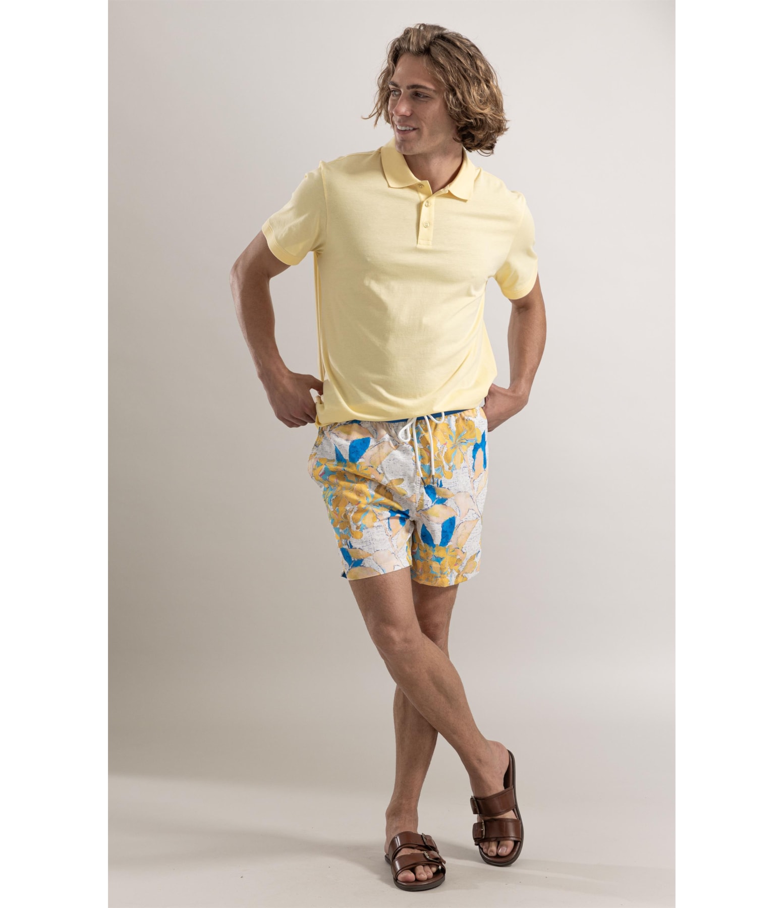 Beach Short Claude Regular Amarelo