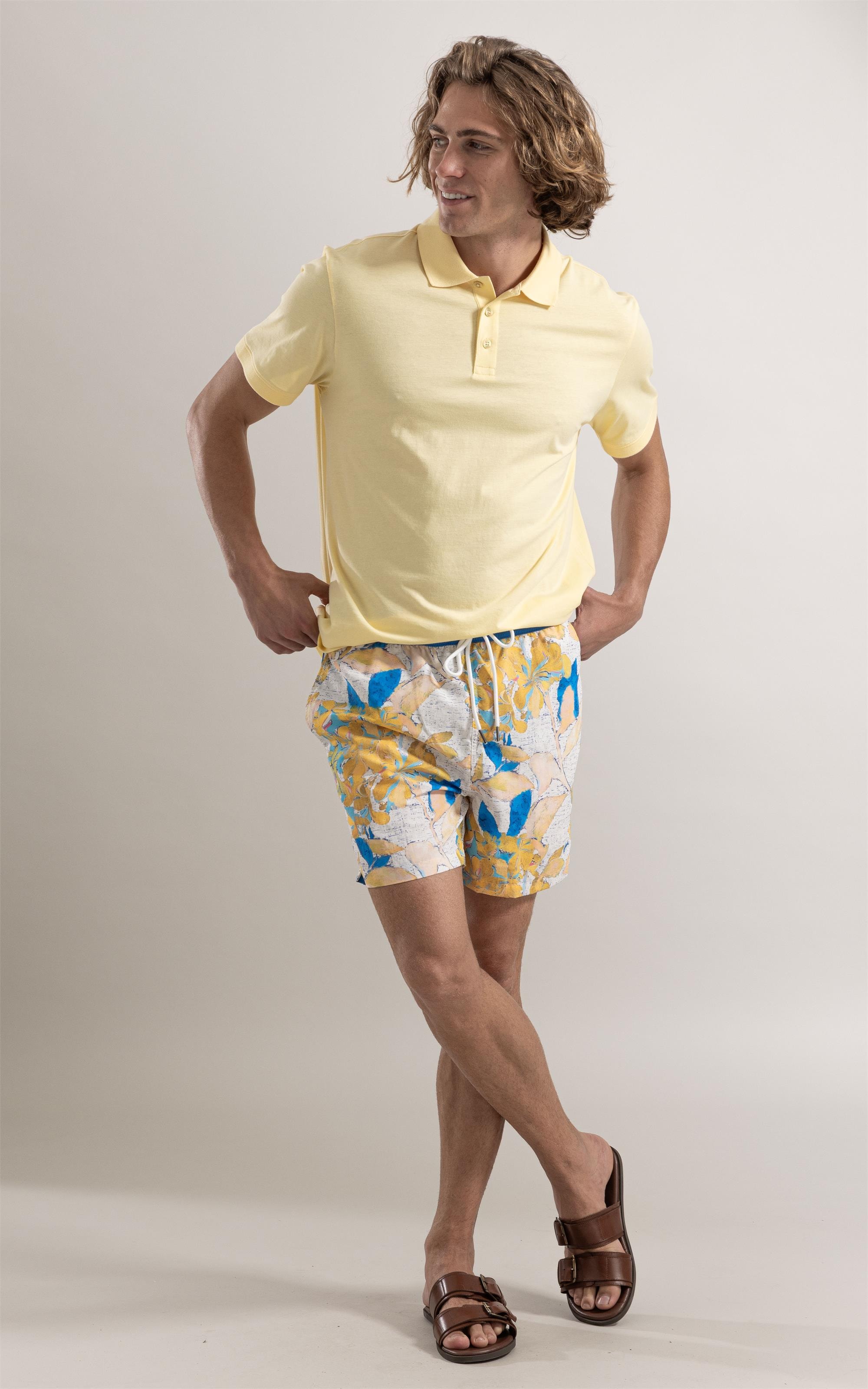 Beach Short Claude Regular Amarelo