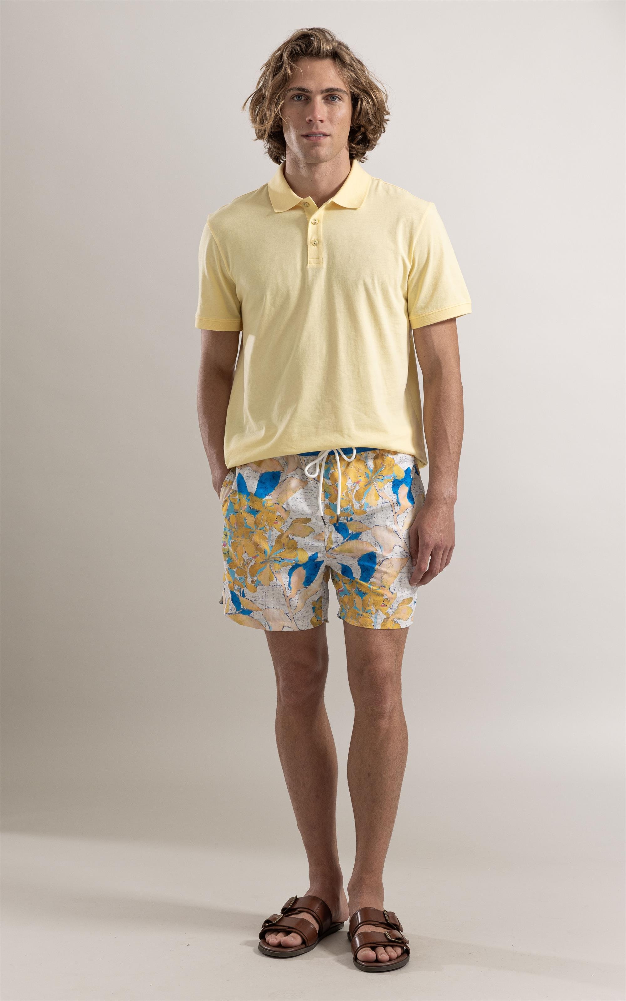 Beach Short Claude Regular Amarelo