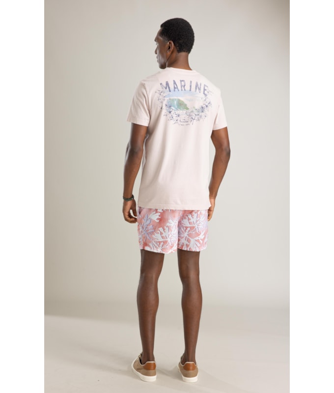 Beach Short Color Reef Regular Vermelho