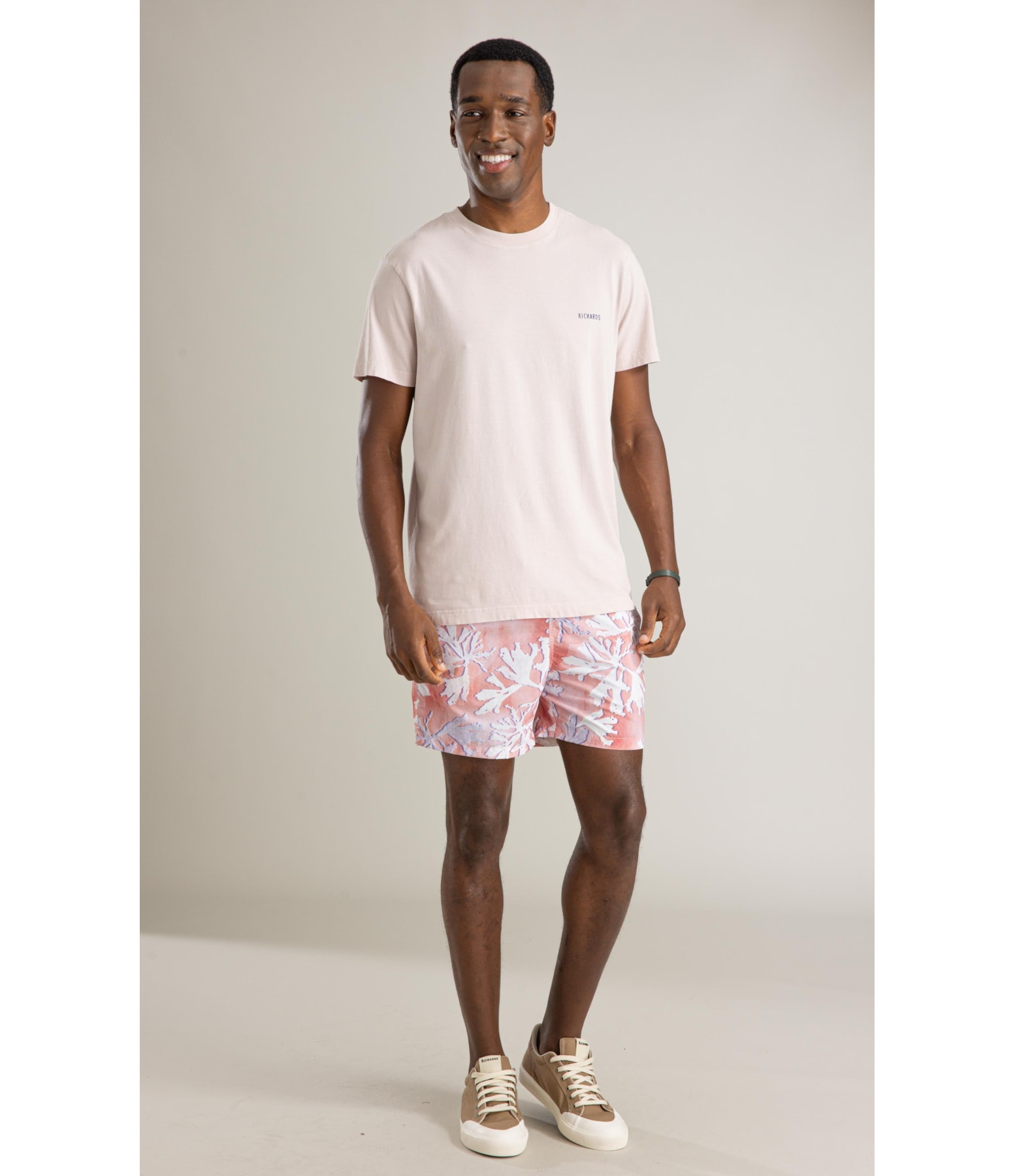 Beach Short Color Reef Regular Vermelho