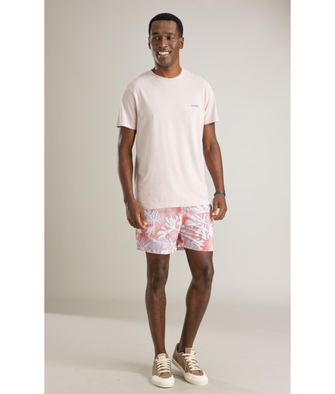 Beach Short Color Reef Regular Vermelho