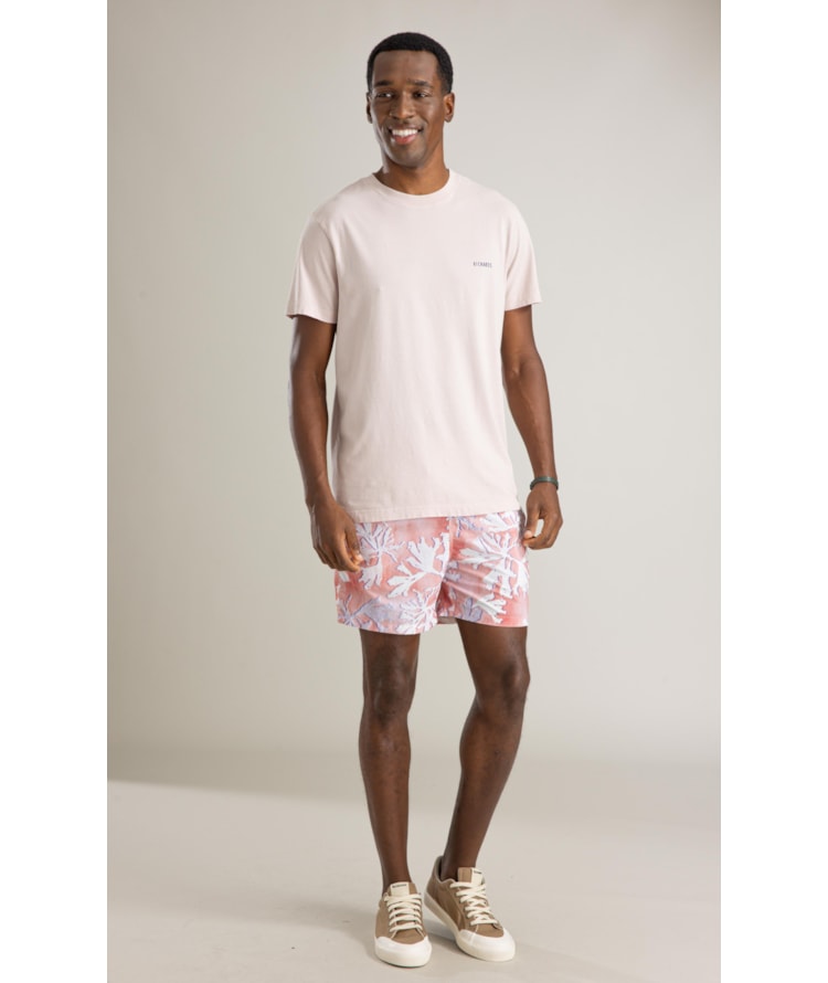 Beach Short Color Reef Regular Vermelho