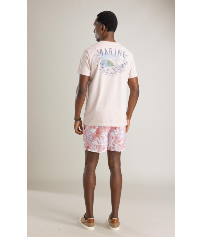 Beach Short Color Reef Regular Vermelho