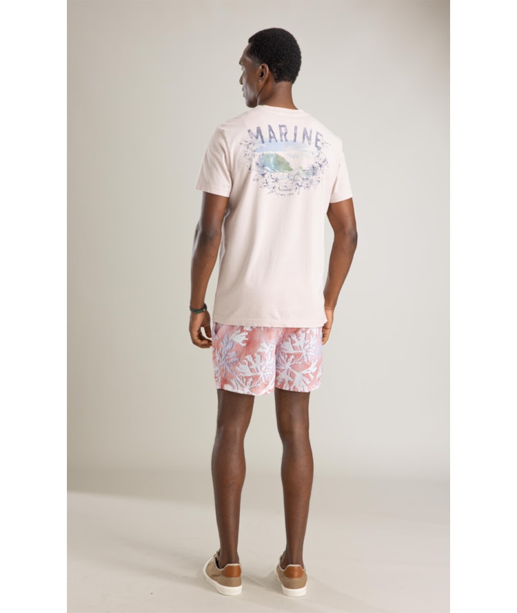 Beach Short Color Reef Regular Vermelho