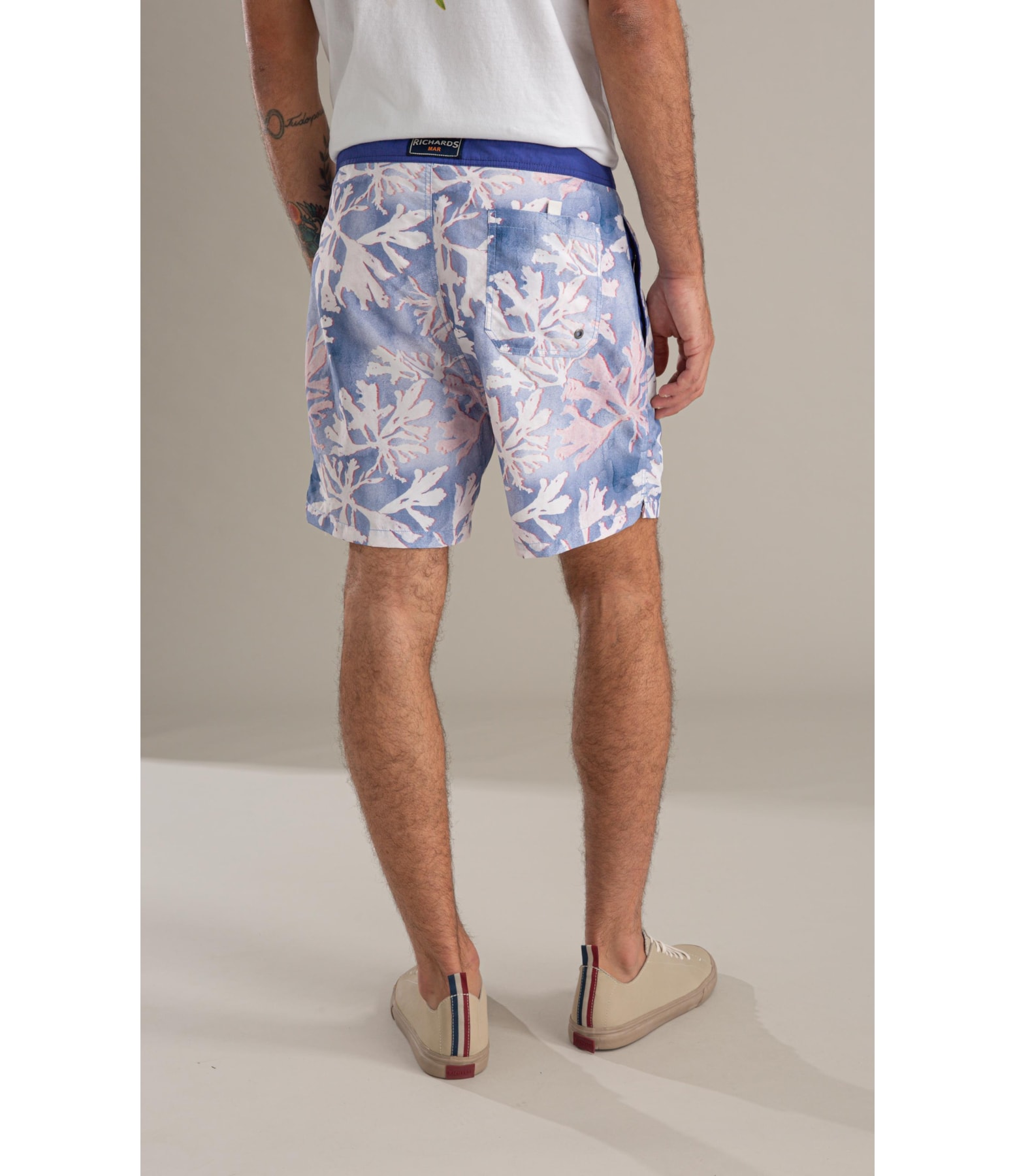 Beach Short Color Reef Surf Azul Bic