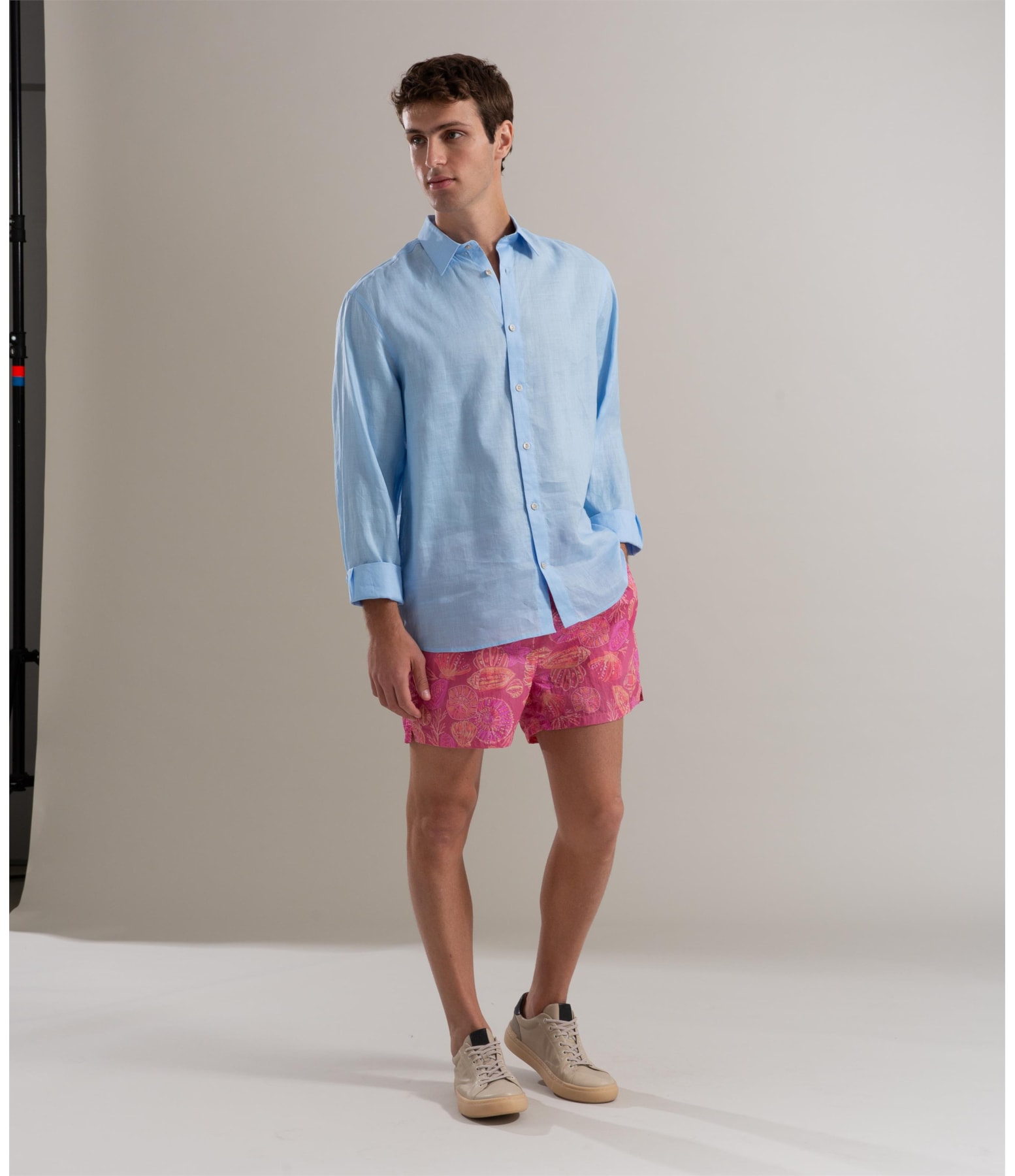 Beach Short Conchas Biarritz Pink