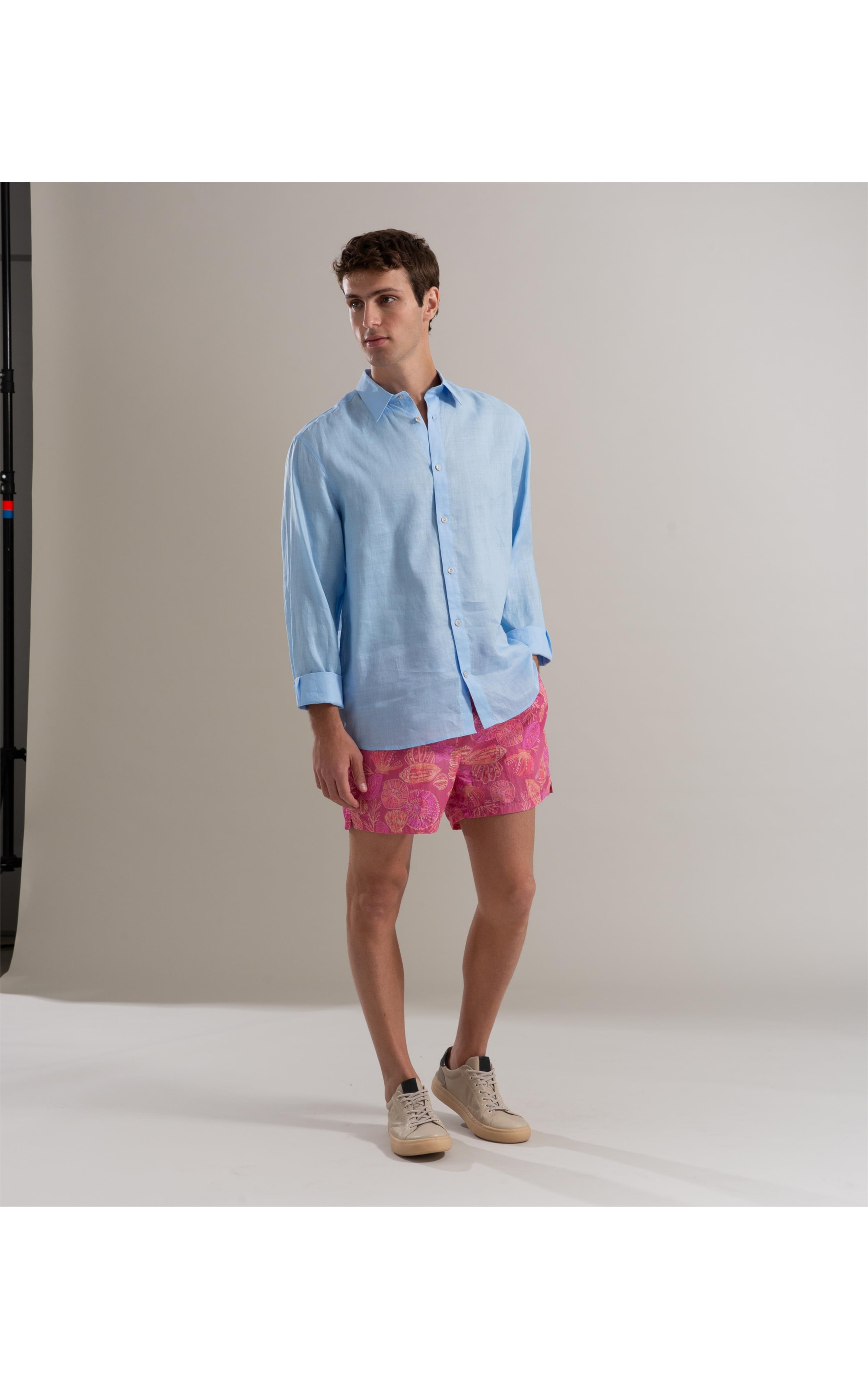 Beach Short Conchas Biarritz Pink