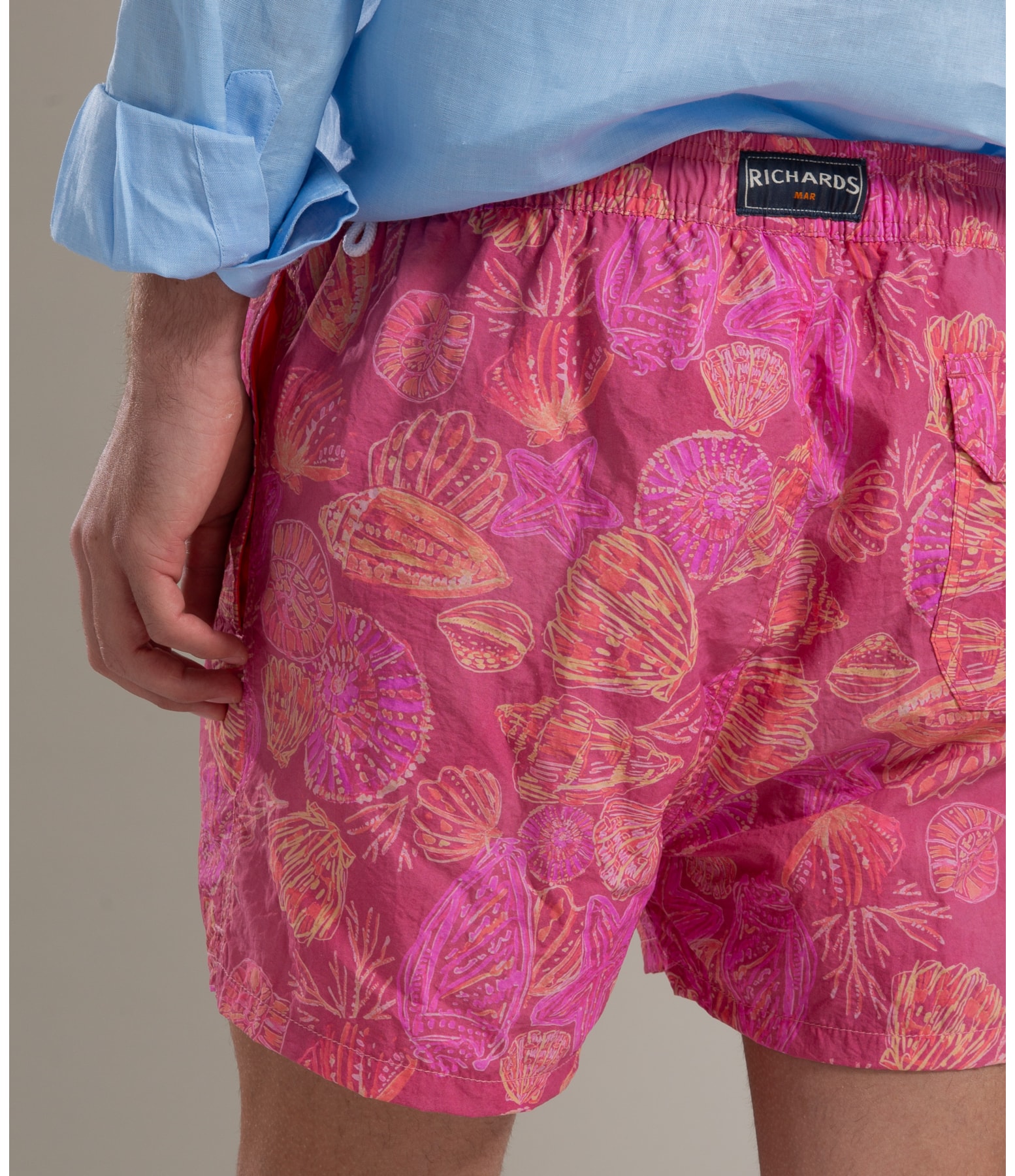 Beach Short Conchas Biarritz Pink
