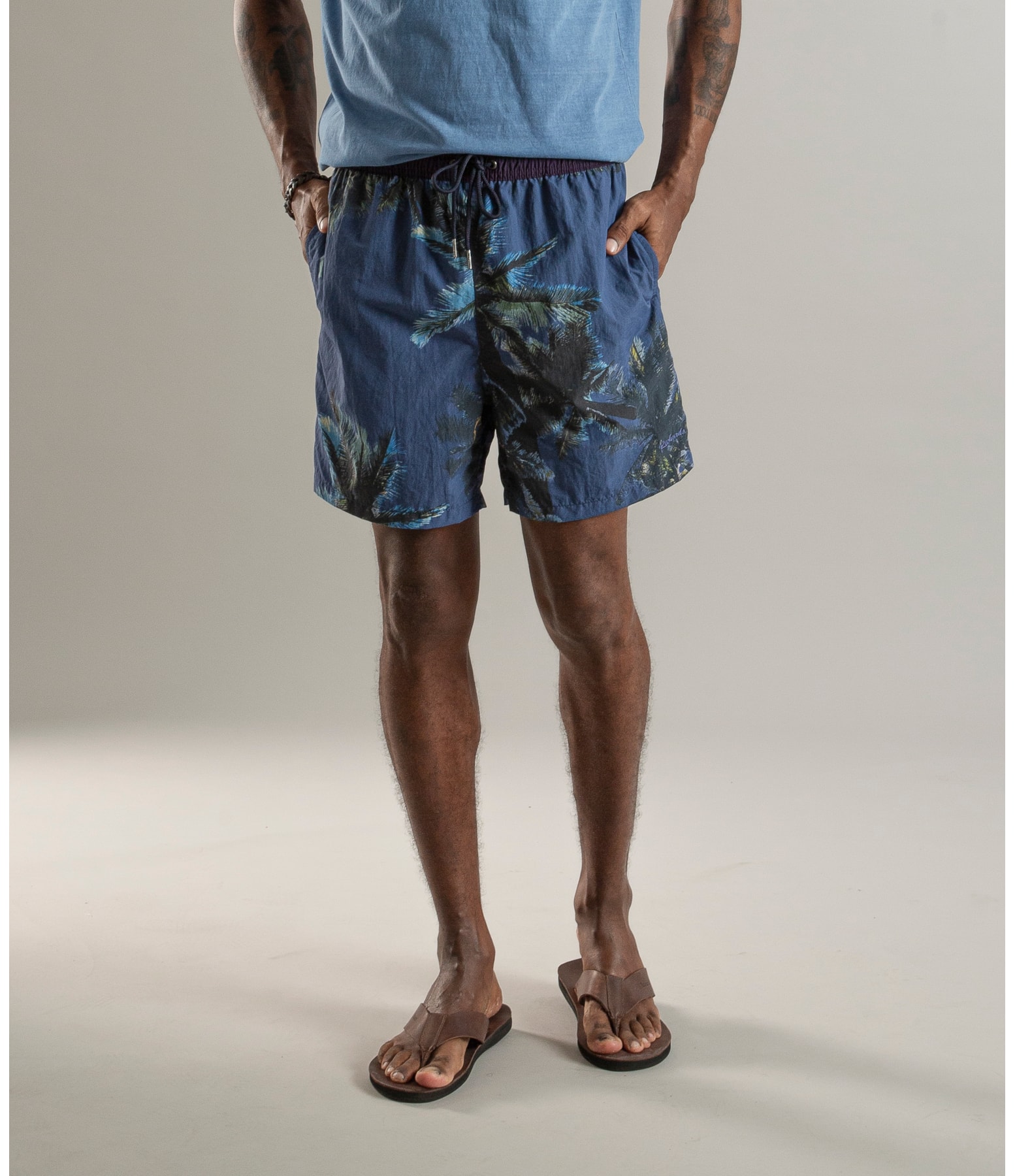Beach Short Coqueiros Regular Old Purple