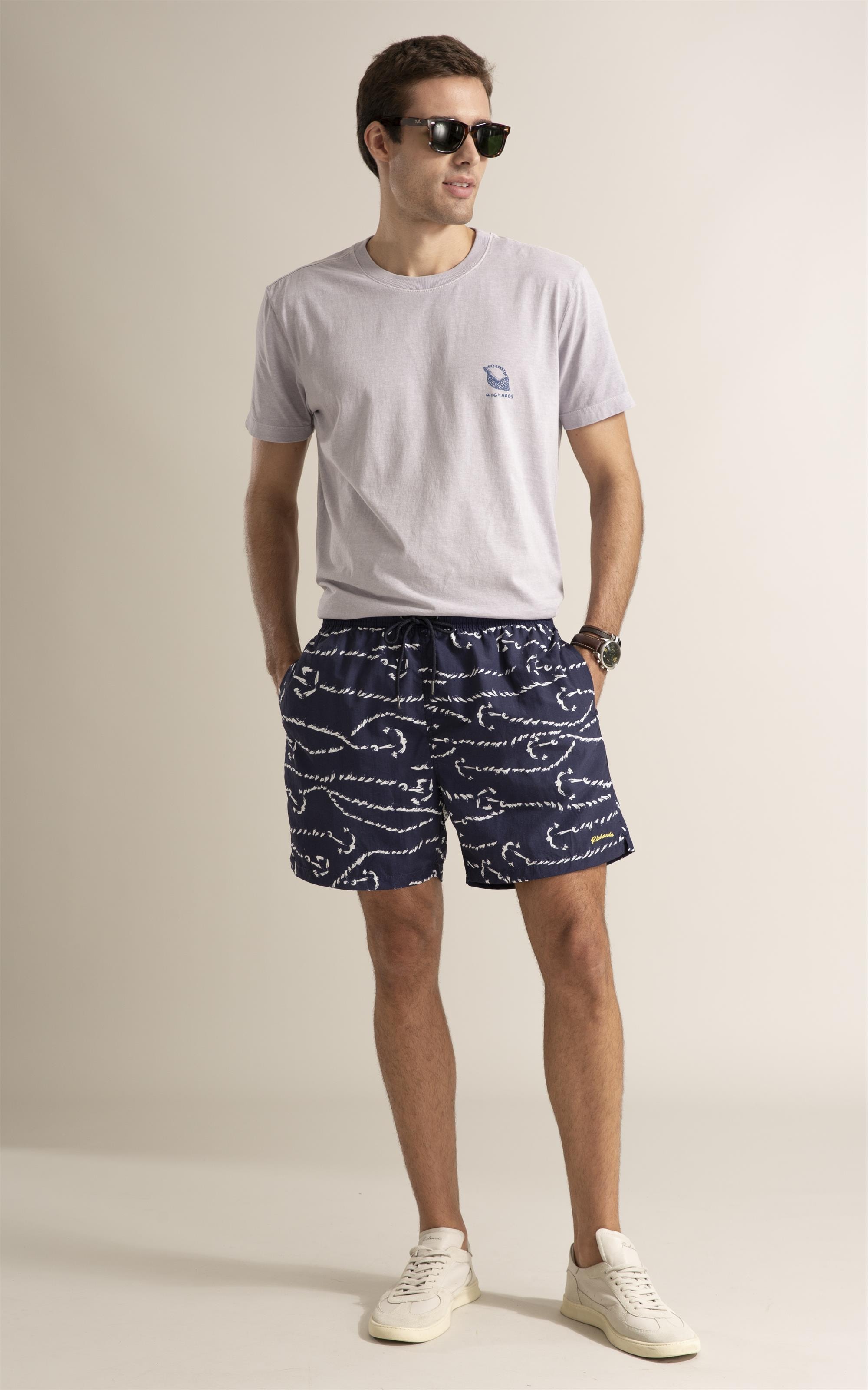 Beach Short Cordas Horizon Dark Navy