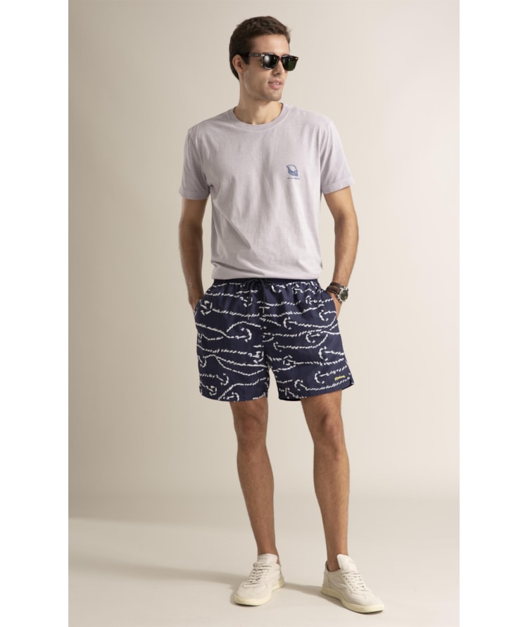 Beach Short Cordas Horizon Dark Navy
