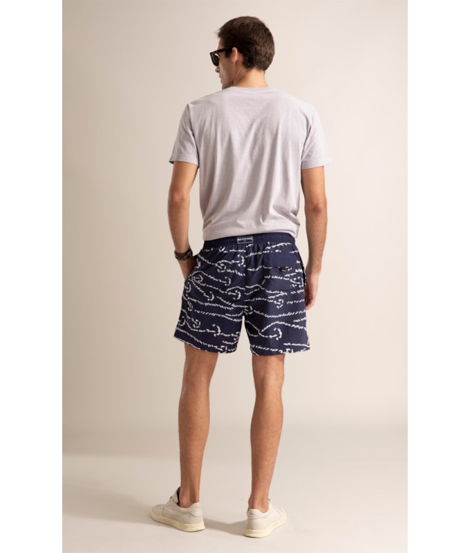 Beach Short Cordas Horizon Dark Navy