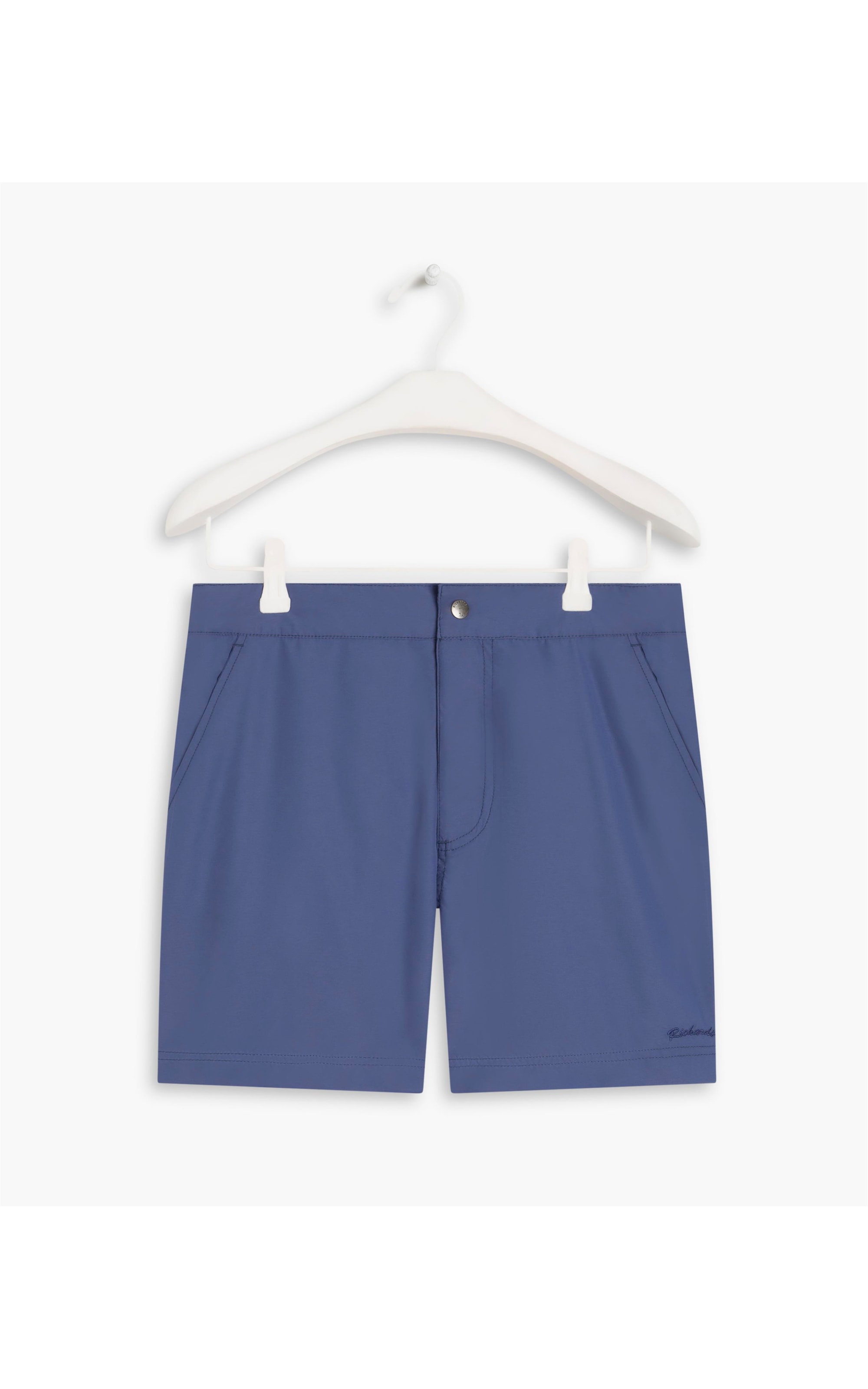 Beach Short Cós  Reto Regular Azul Pervante