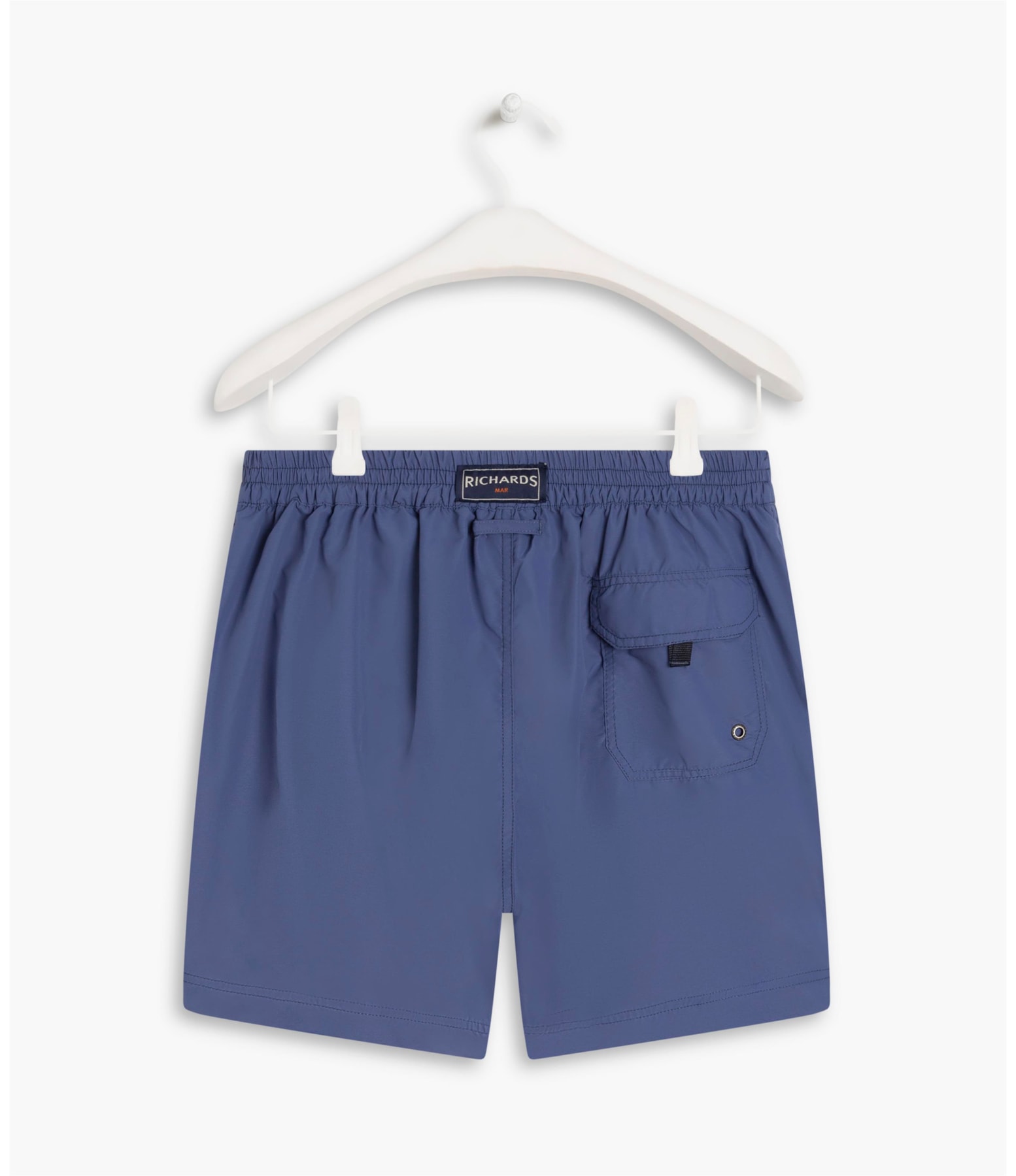 Beach Short Cós  Reto Regular Azul Pervante